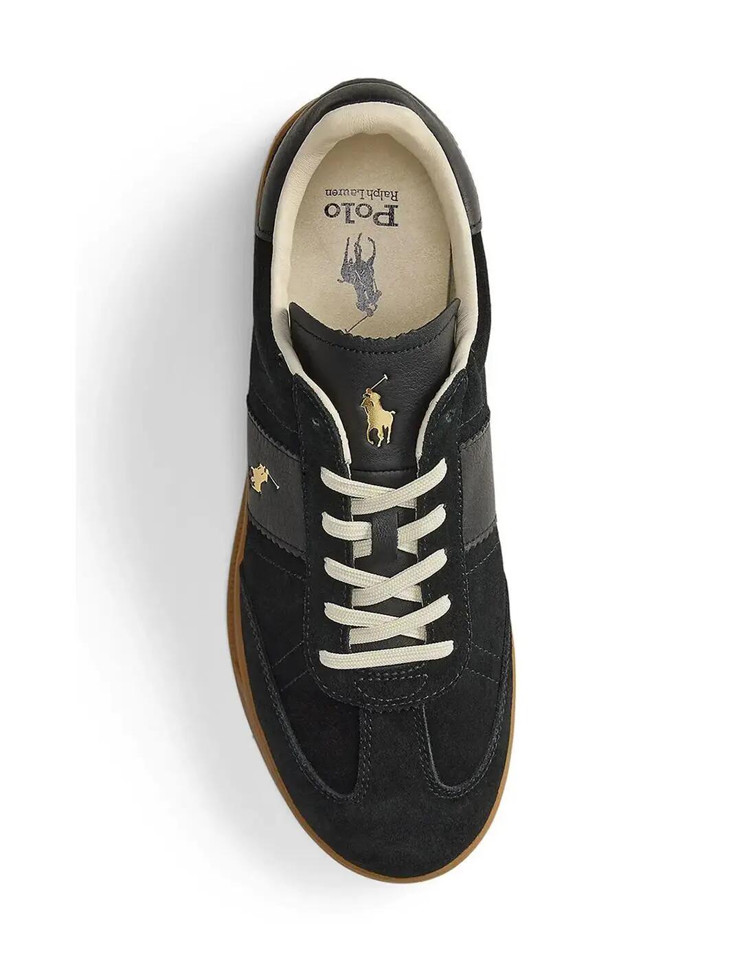 Scarpe da ginnastica da uomo Polo sport Sport hrt aera nere 3/4