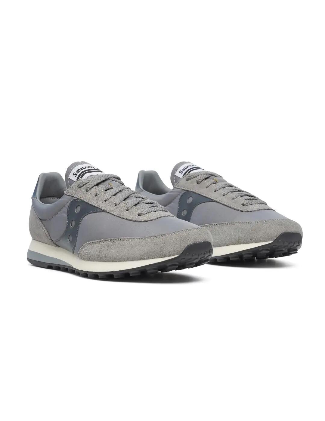 Sapatilhas masculinas Saucony Trainer 80 Cinza 3/4