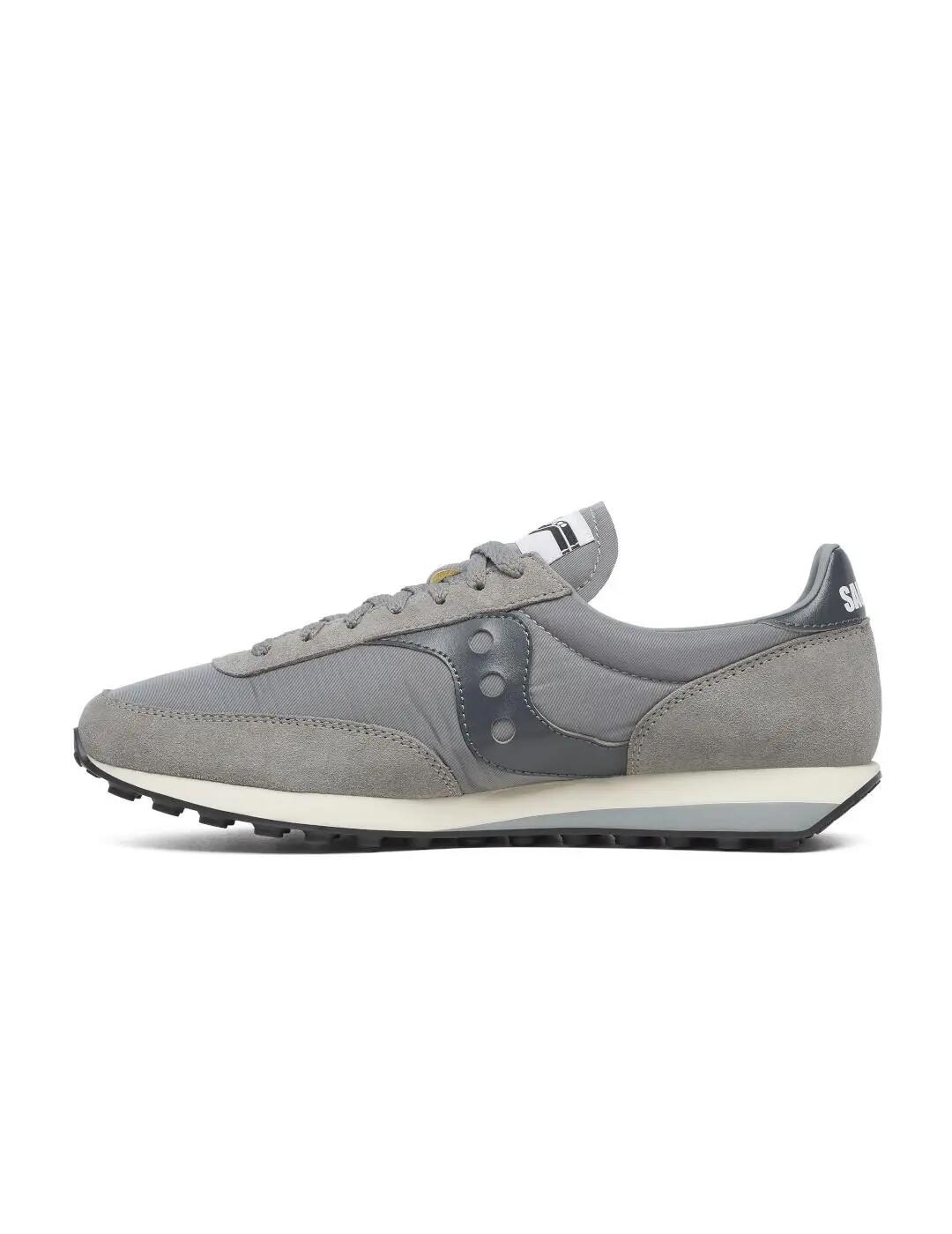 Sapatilhas masculinas Saucony Trainer 80 Cinza 2/4