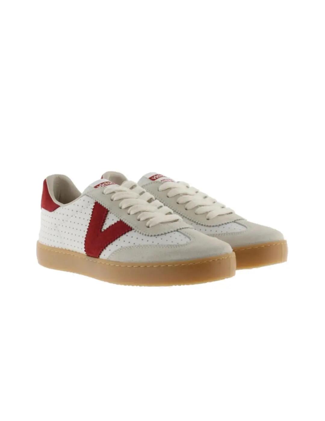 Zapatillas para Mujer Victoria Berlin ciclista  Rojo 3/4
