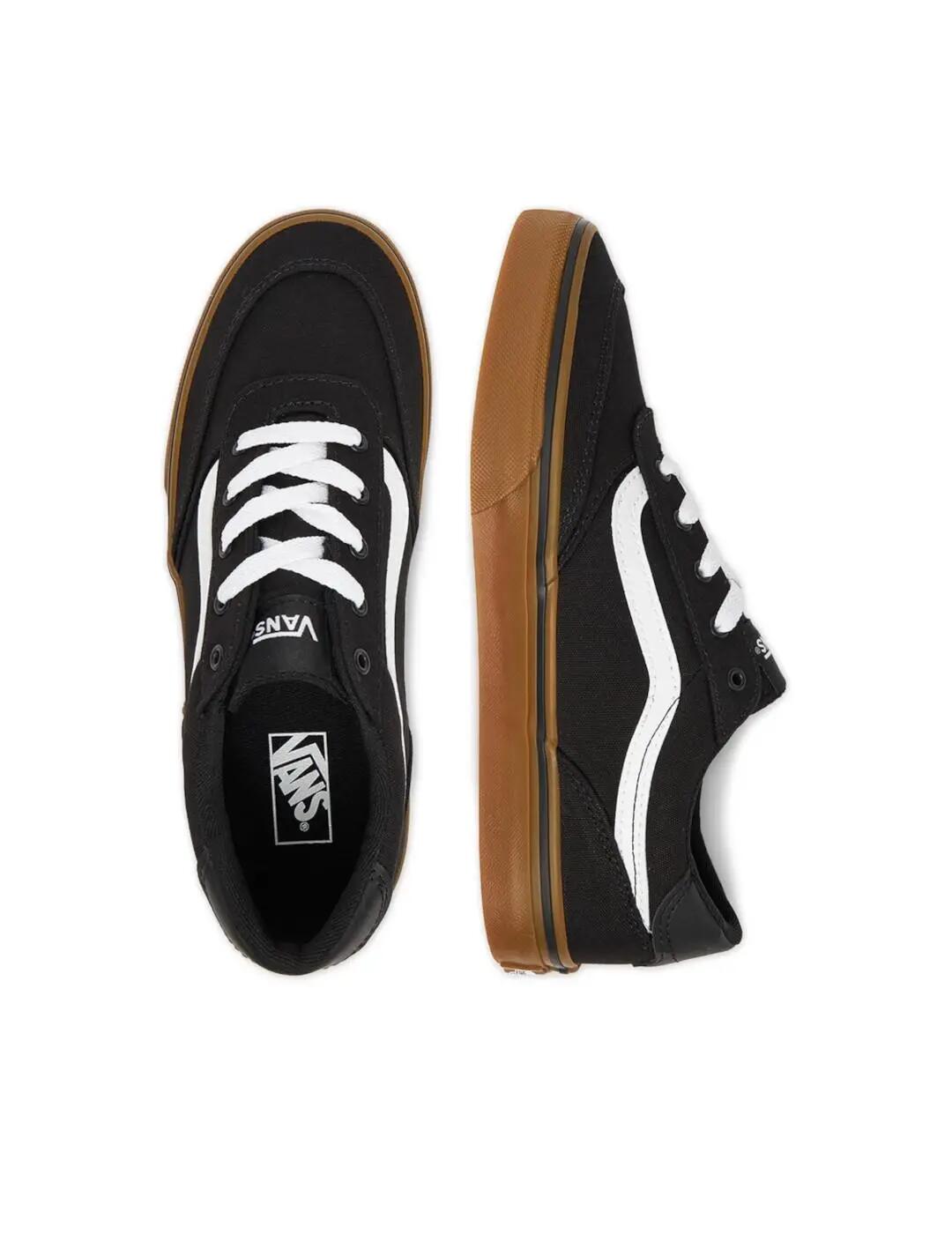 Tênis infantil Vans Brooklyn LS preto. 4/5