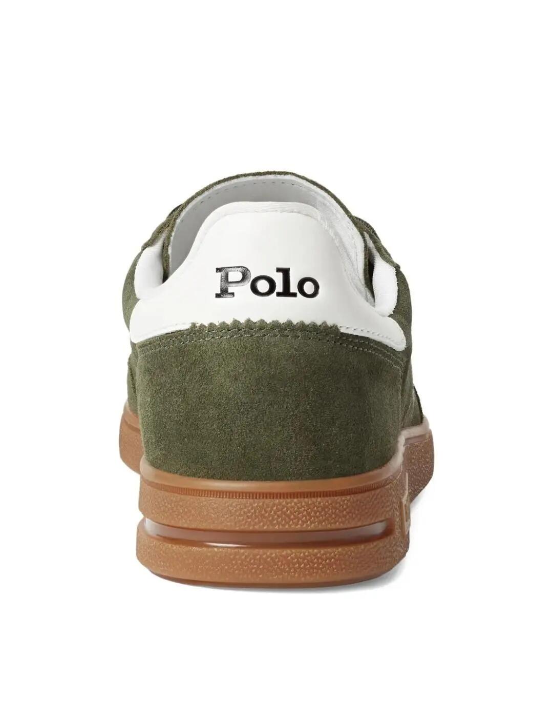 Scarpe da ginnastica da uomo Polo sport Bedford verde 3/4