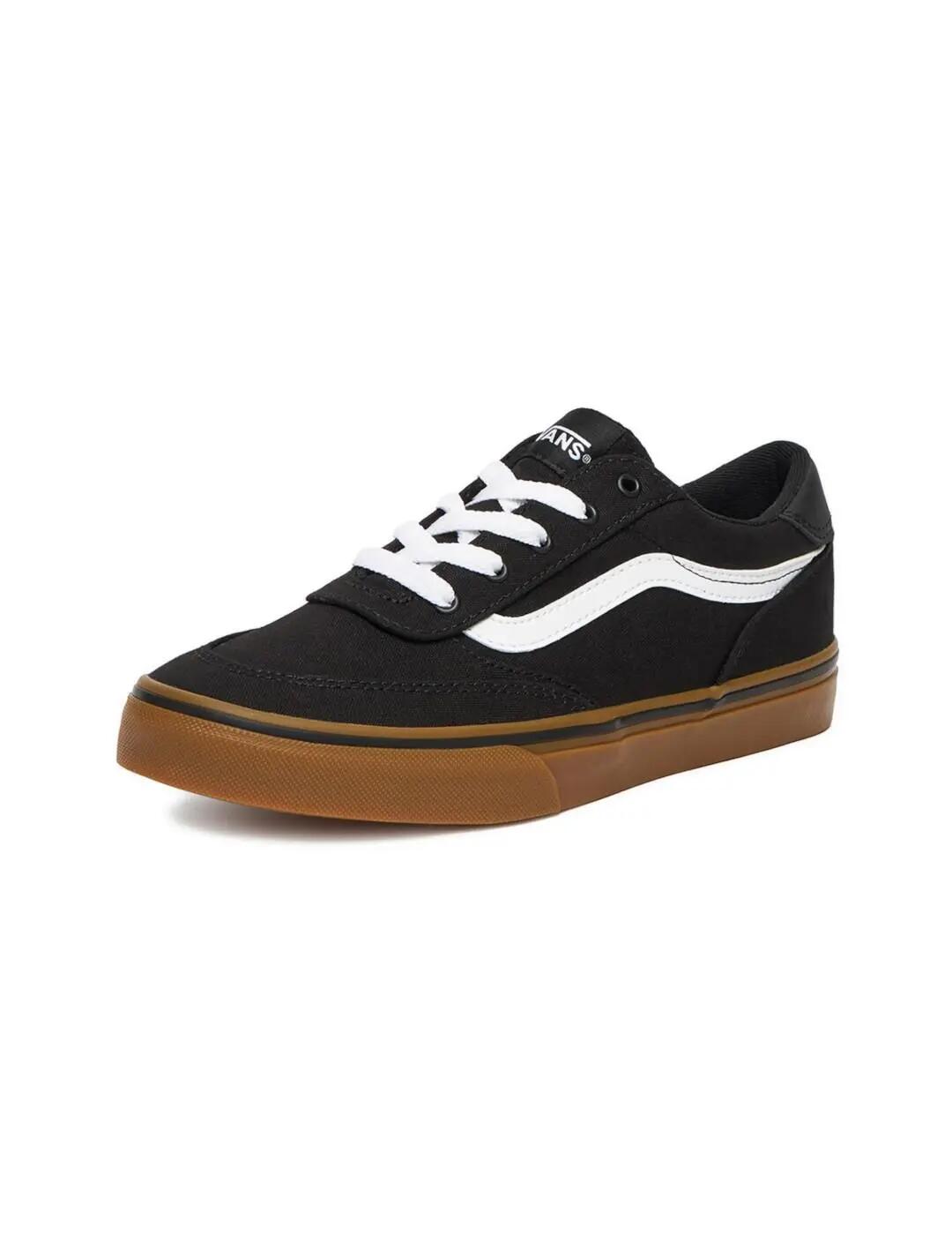 Tênis infantil Vans Brooklyn LS preto. 2/5