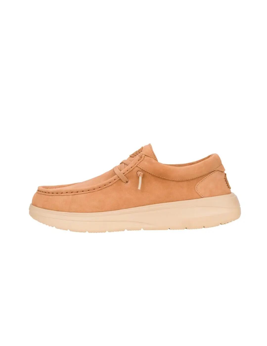 Zapatillas para Hombre Hey dude Wally comf suede tobacco Marrón 2/4