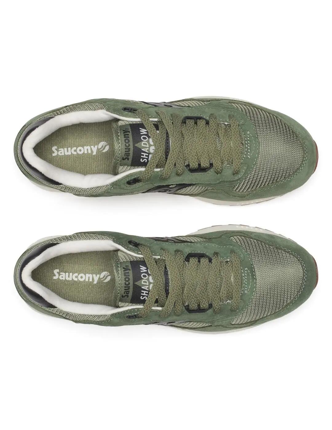 Tênis masculino Saucony Shadow 500 Verde. 5/6