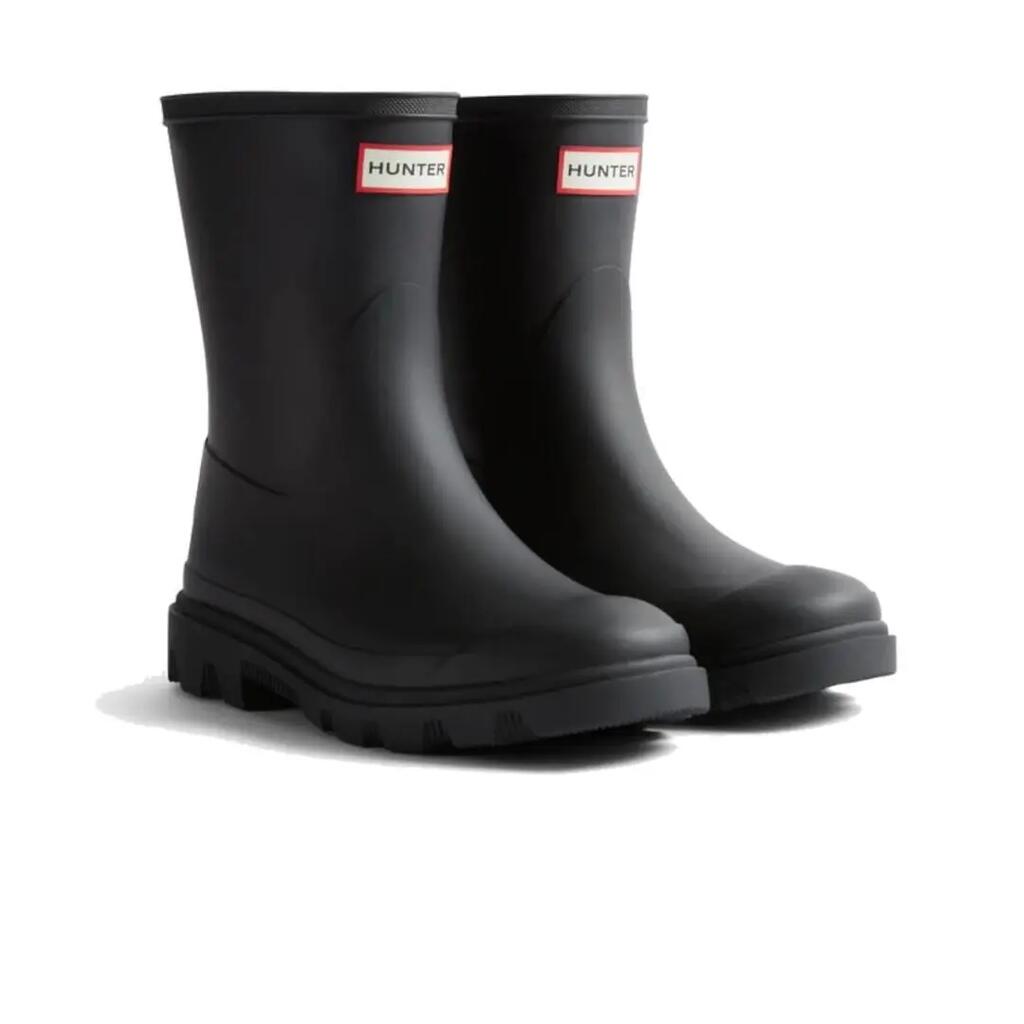 Women's Hunter Downpour Black Boots
