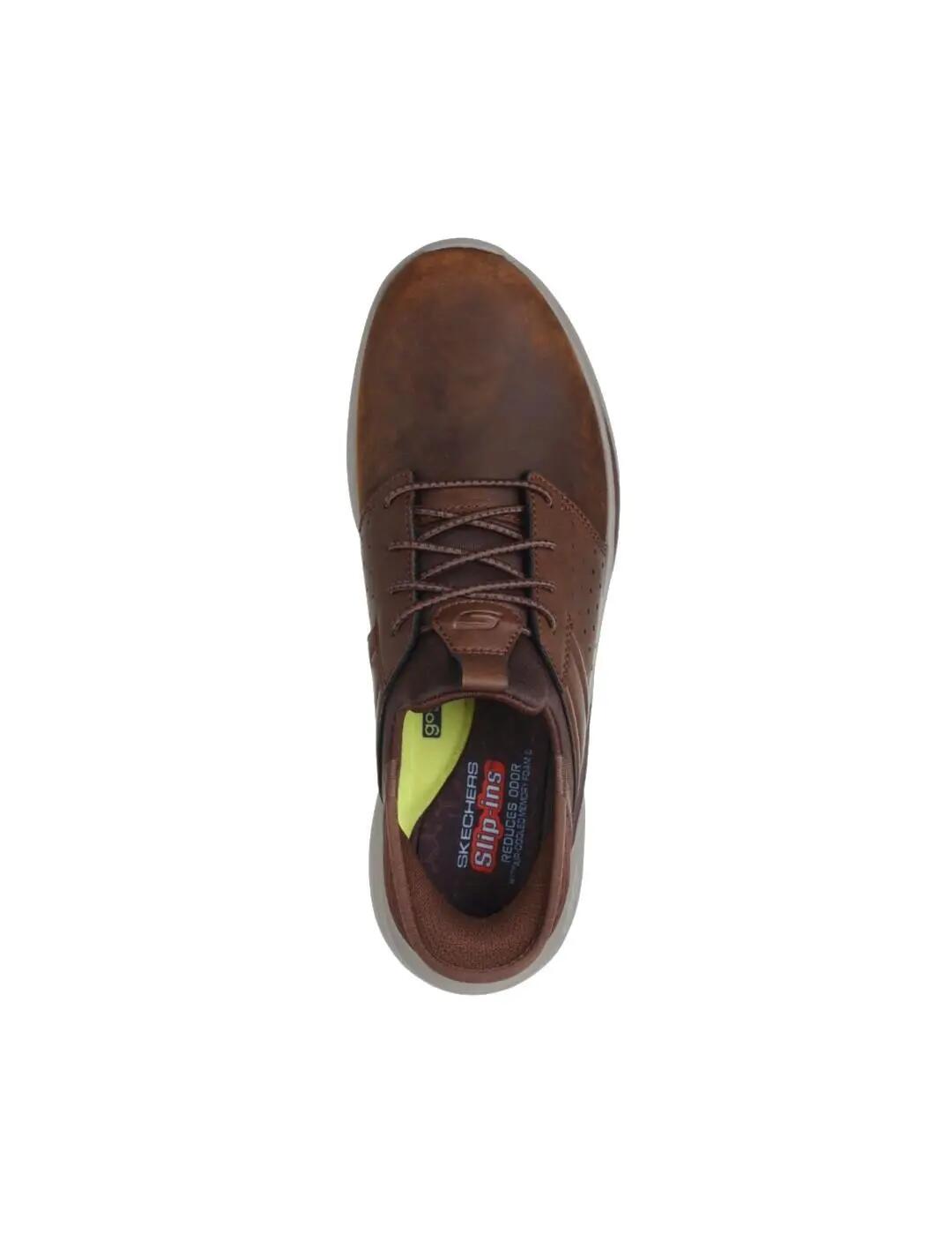 Scarpe da ginnastica da uomo Skechers Slip-ins rf slade-zachary Marrone 3/5