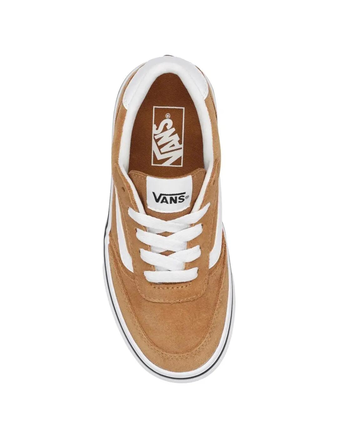 Tênis para criança Vans Brooklyn ls Marrom 2/4
