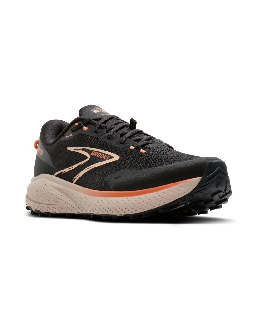 Zapatillas para Mujer Brooks Divide 6 Negro 3/5