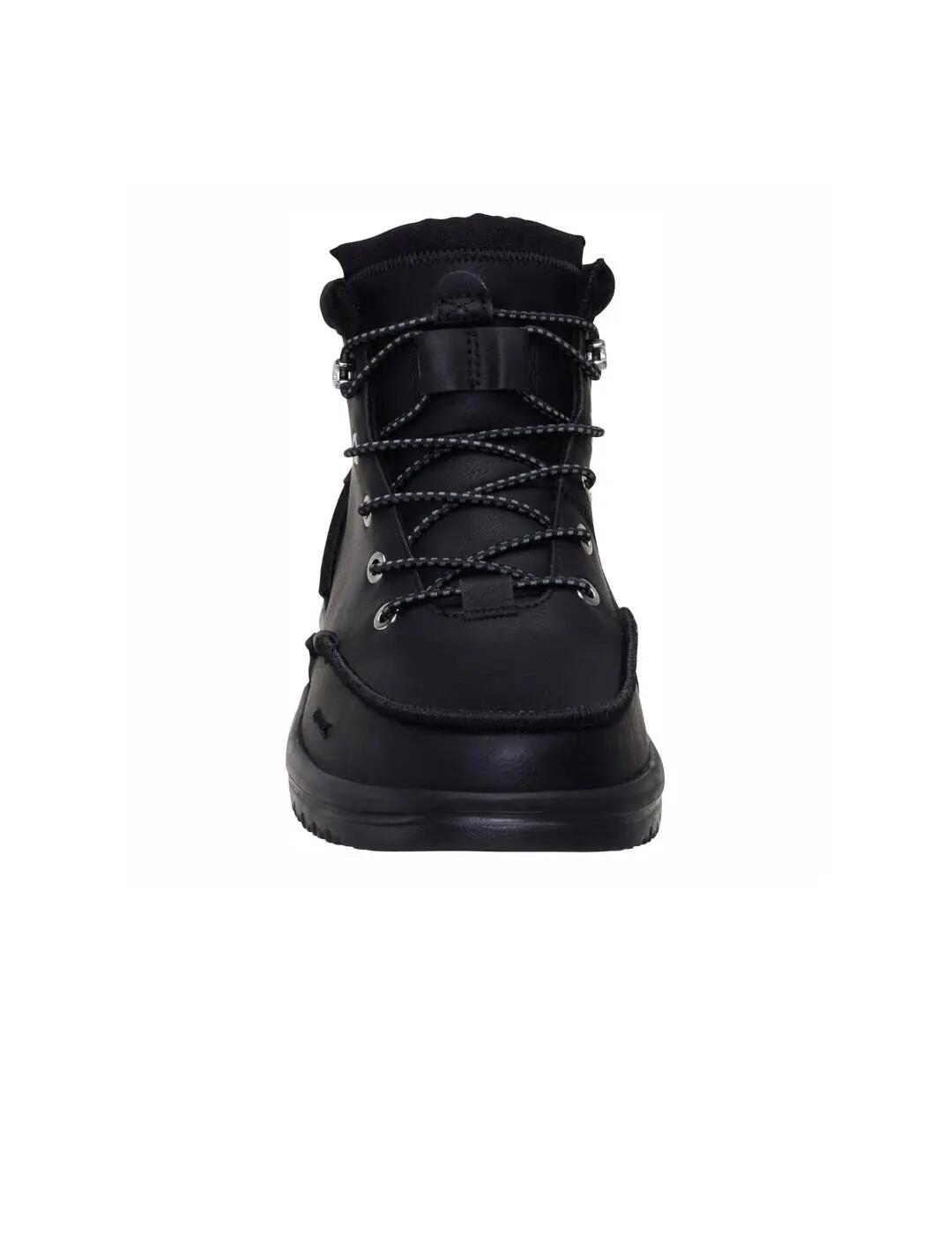Scarpe da uomo Hey dude Bradley classic tumbled Nero. 4/6