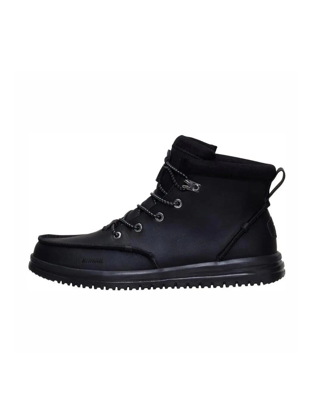 Scarpe da uomo Hey dude Bradley classic tumbled Nero. 2/6