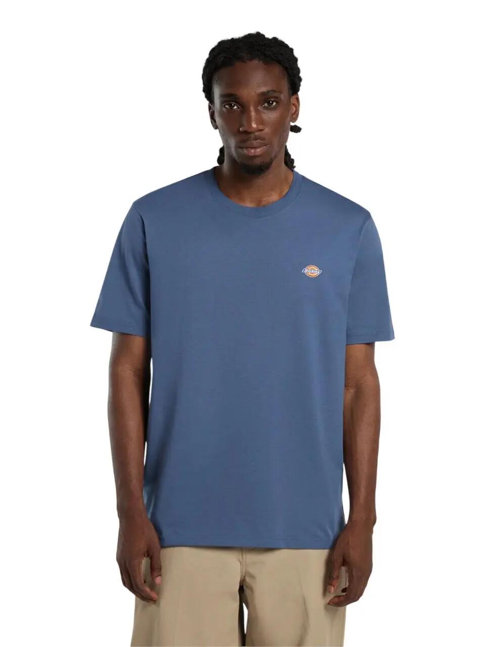 Camiseta para Hombre Dickies Mapleton Azul 3/6