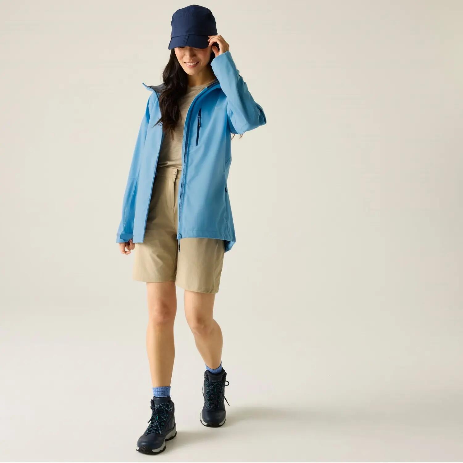 Jas Hiking Dames Waterproof 4/6