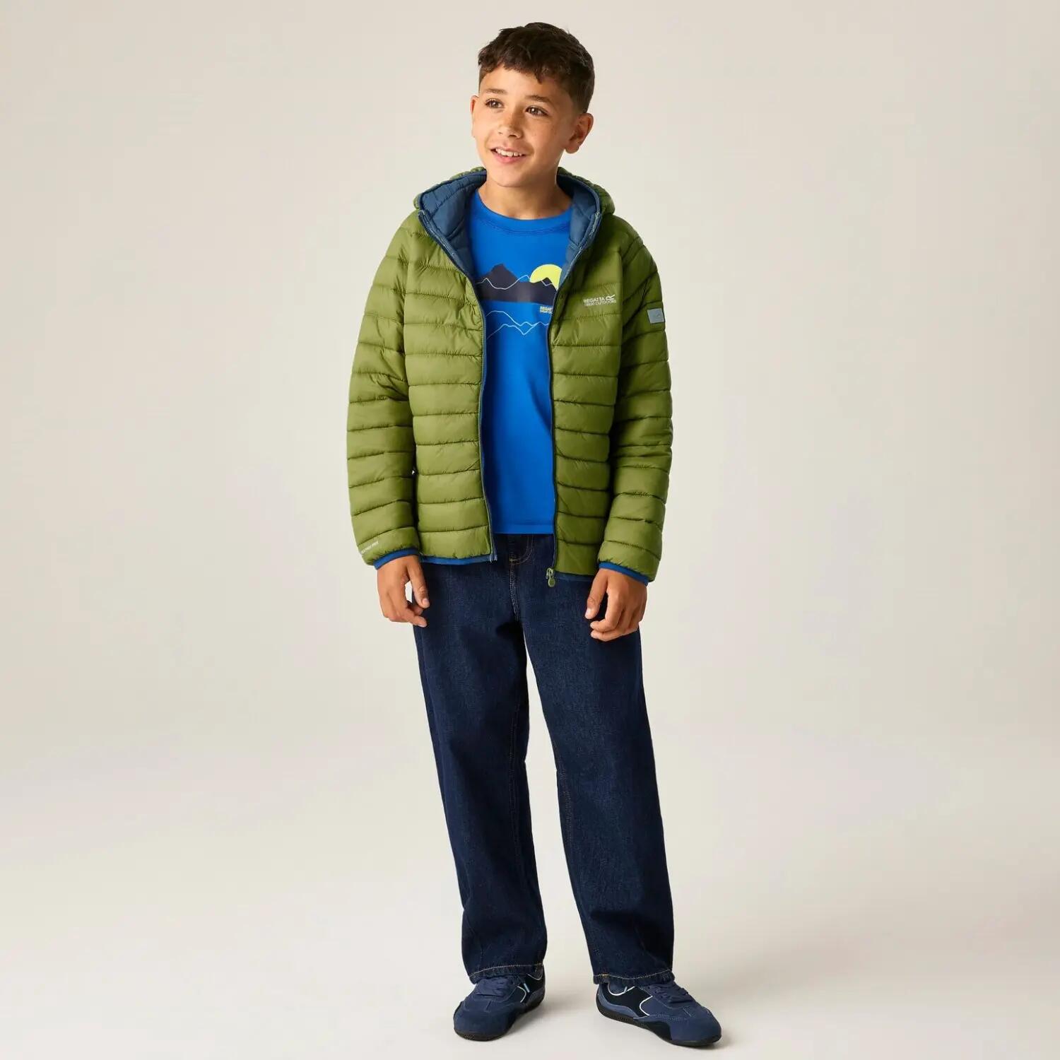Regatta Marizion Baffle-Jacke mit Kapuze für Kinder 2/8