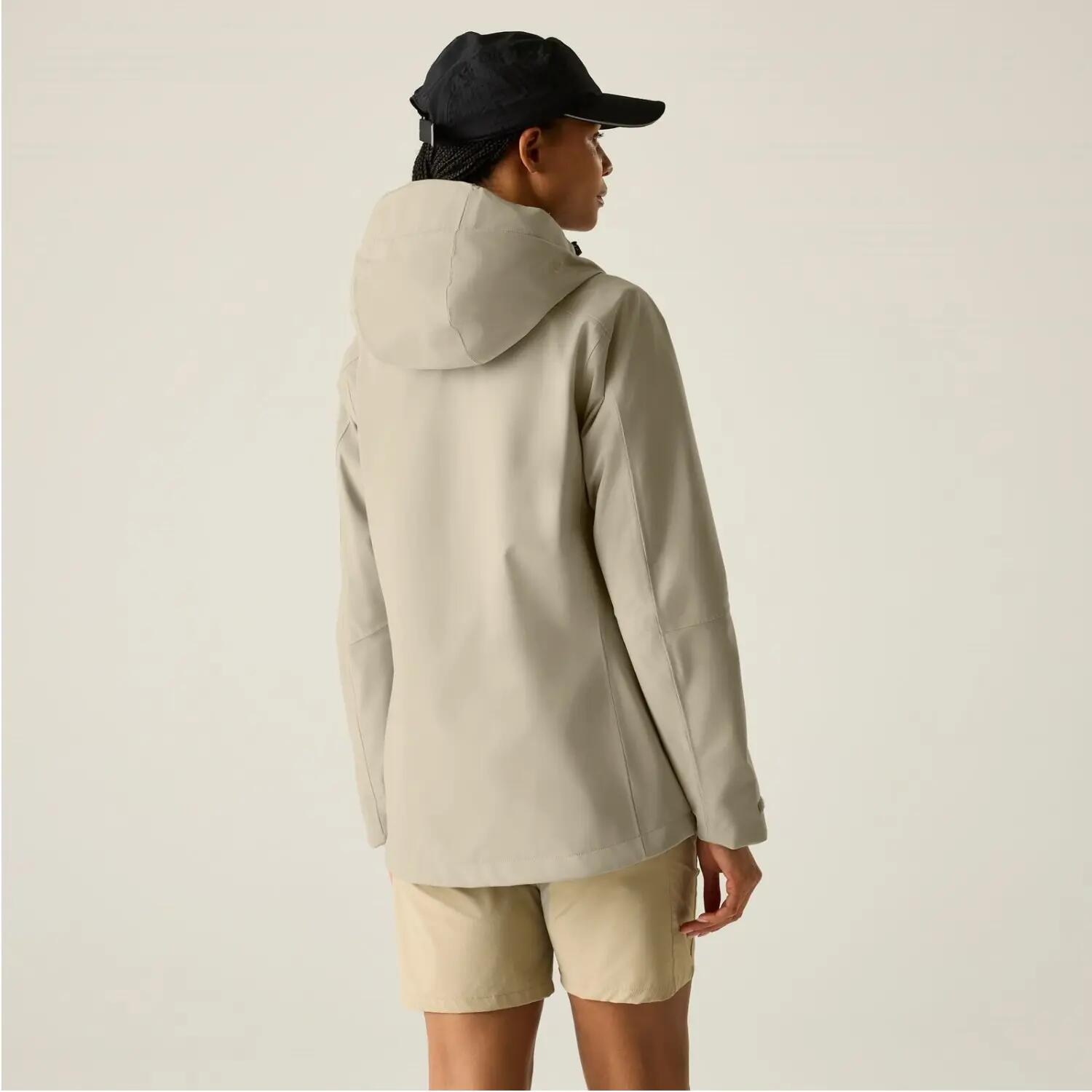 Jas Hiking Dames Waterproof 3/7