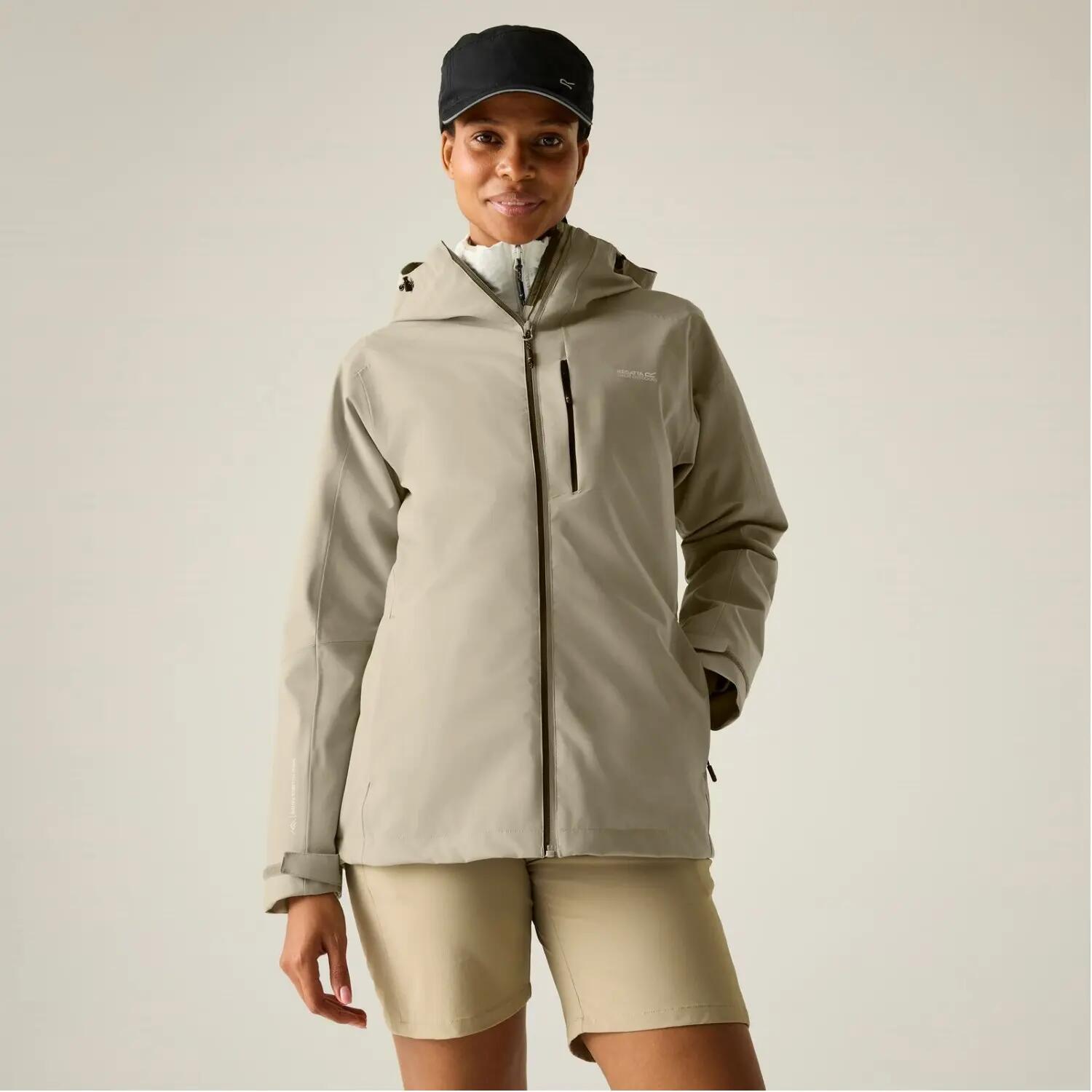 Jas Hiking Dames Waterproof 2/7