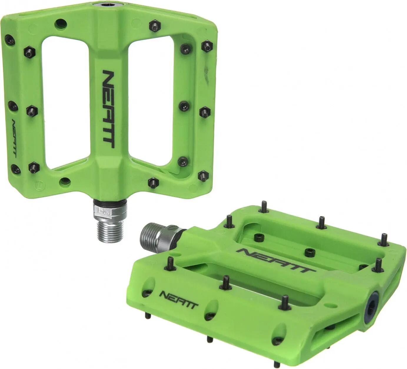 Coppia di pedali Neatt Composite 8 Pin Flat Verde 2/2