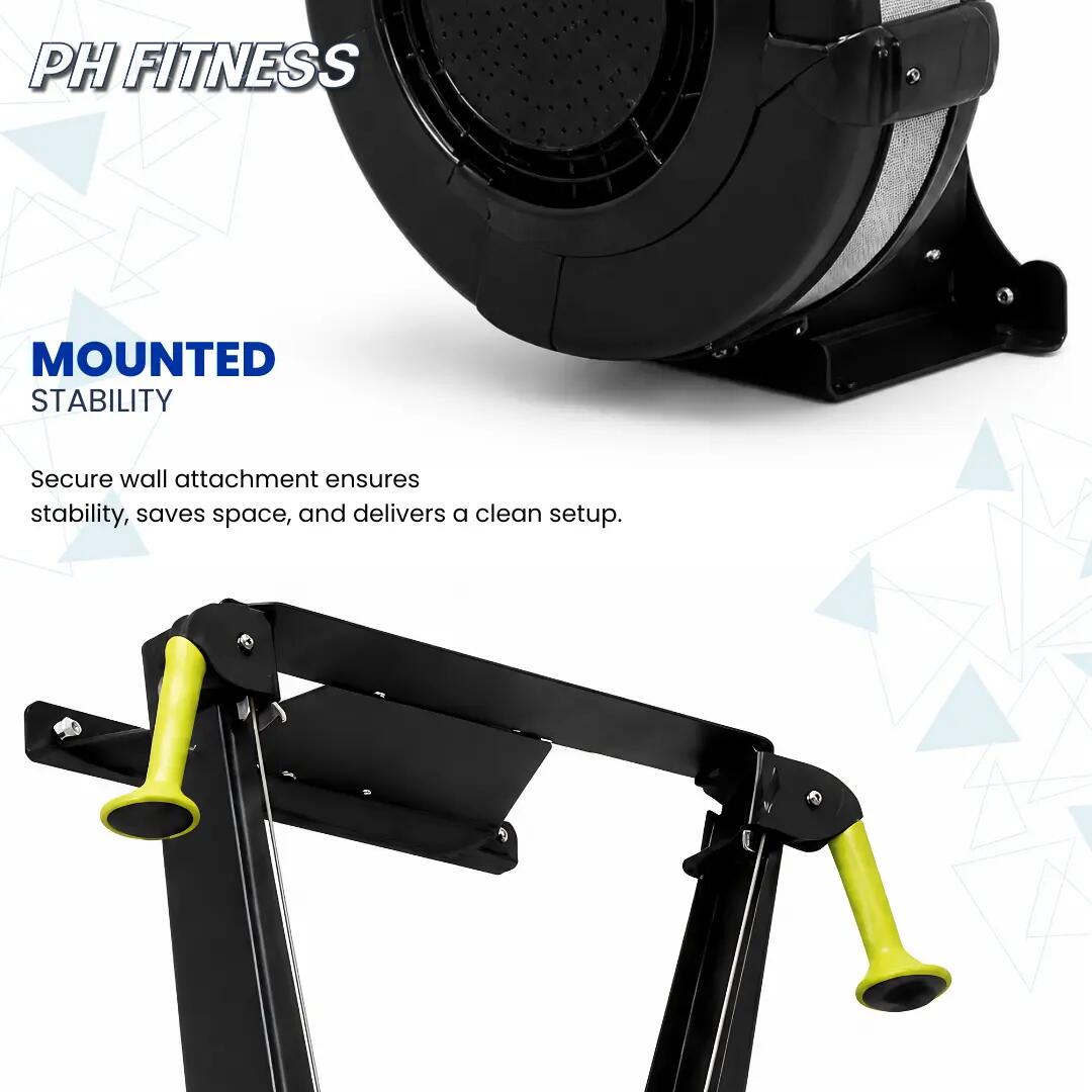 Ski trainer con resistenza ad aria e LCD | PH Fitness 5/9