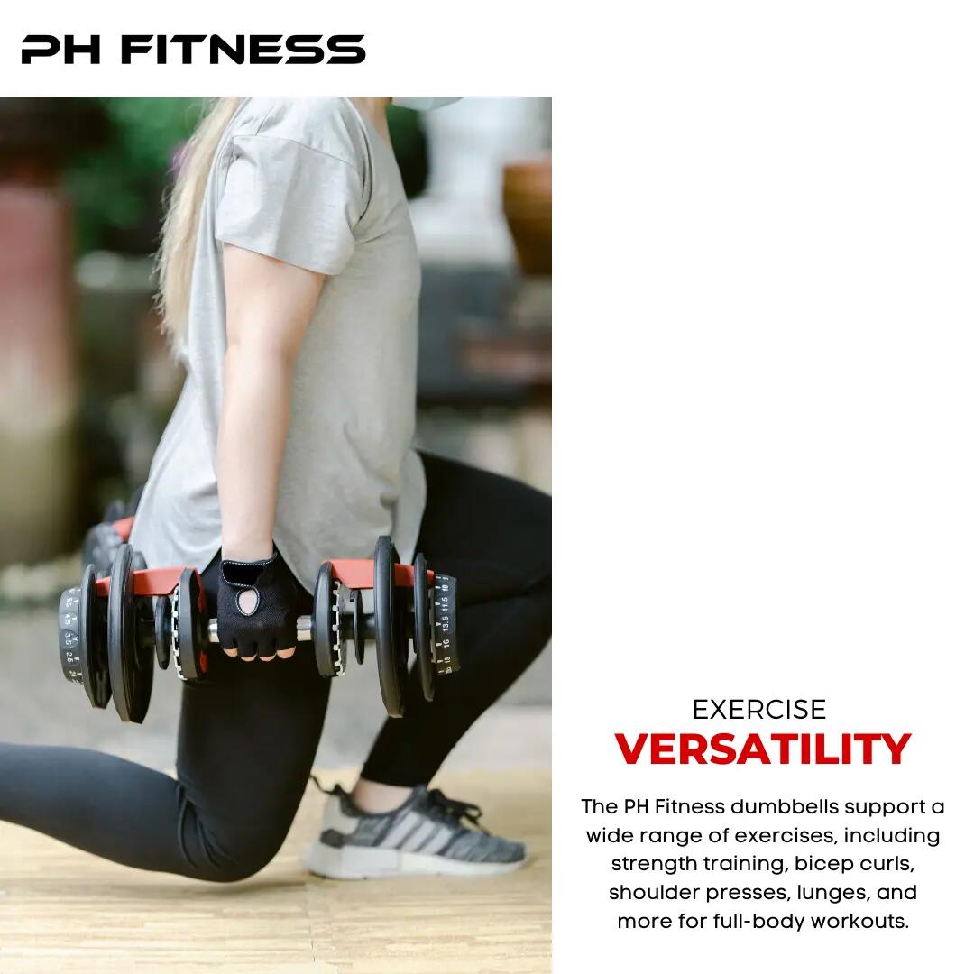 Halteres ajustáveis Smart 2 × 24 kg | PH Fitness 9/9