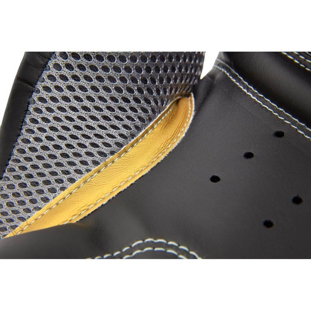 Reebok Boxing Gloves Gold Black 10oz REEBOK Decathlon