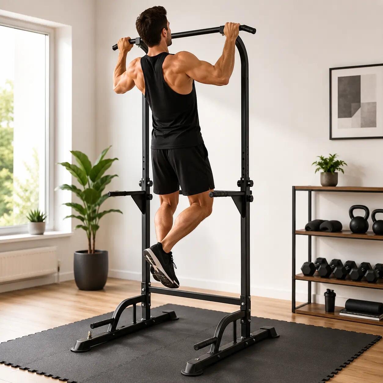 Torre per trazioni e dip multifunzione 170-210 cm 2/7