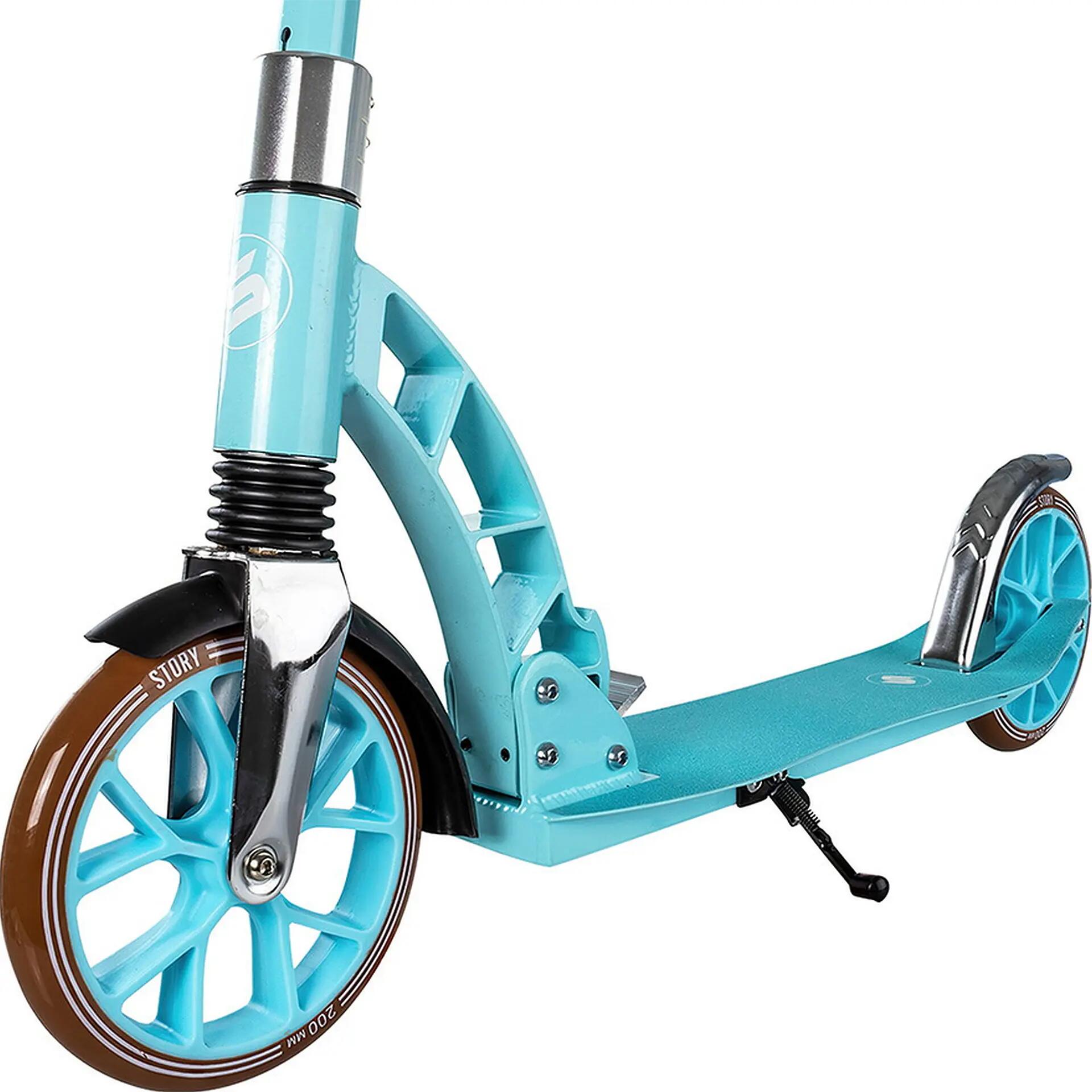City-Scooter 70's Foldable Commuter, azzurro 2/3