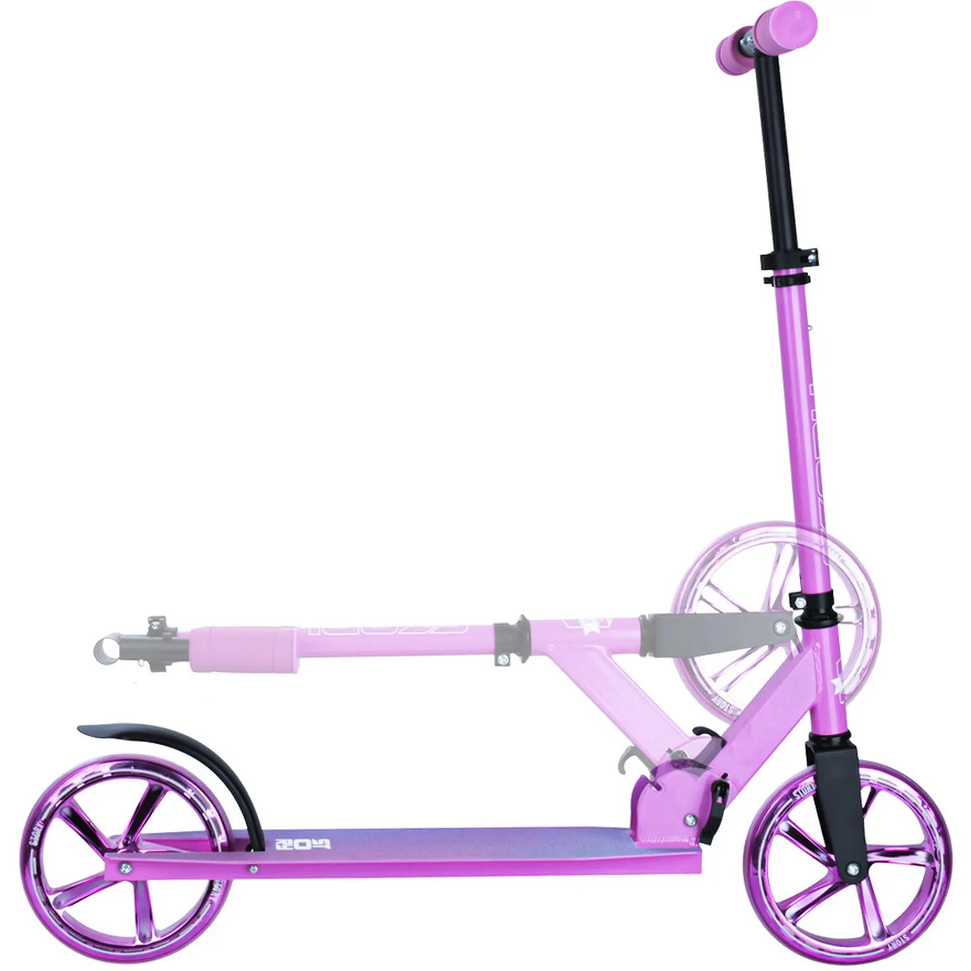 City-Scooter Lux Foldable Commuter, rosa 2/3