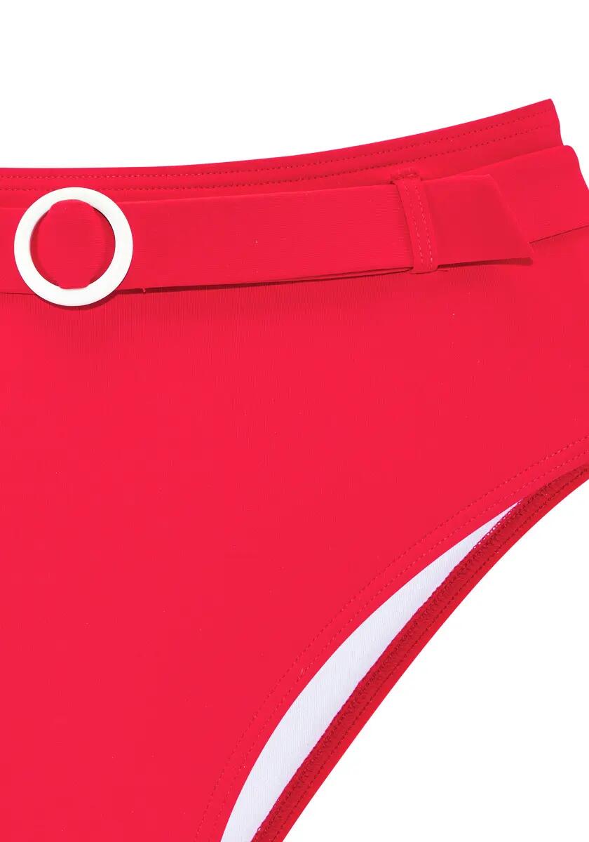 Damen Highwaist-Bikini-Hose 3/4