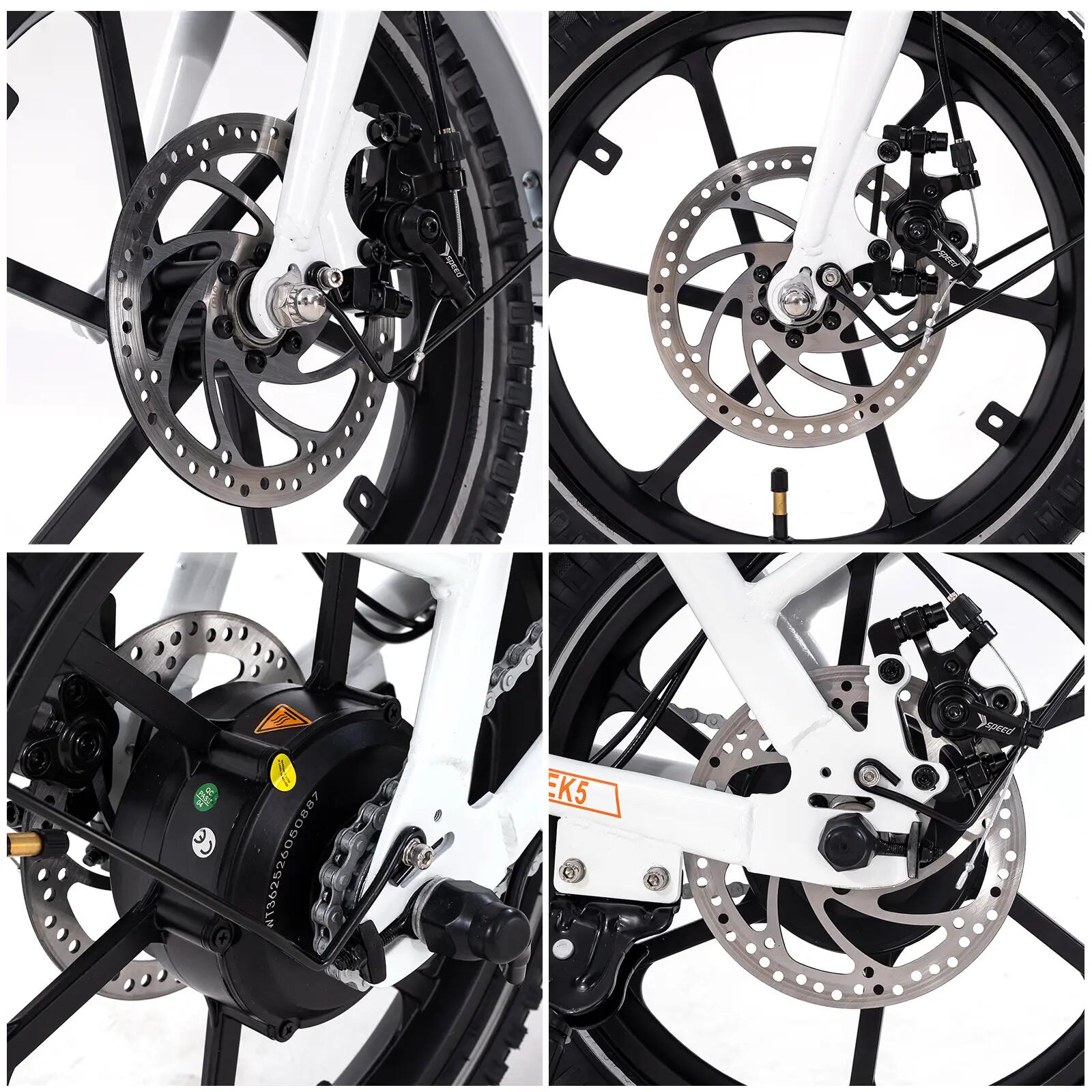 Vélo électrique pliant 16" 250W 13Ah 25 km/h EK5 compact urbain 8/15
