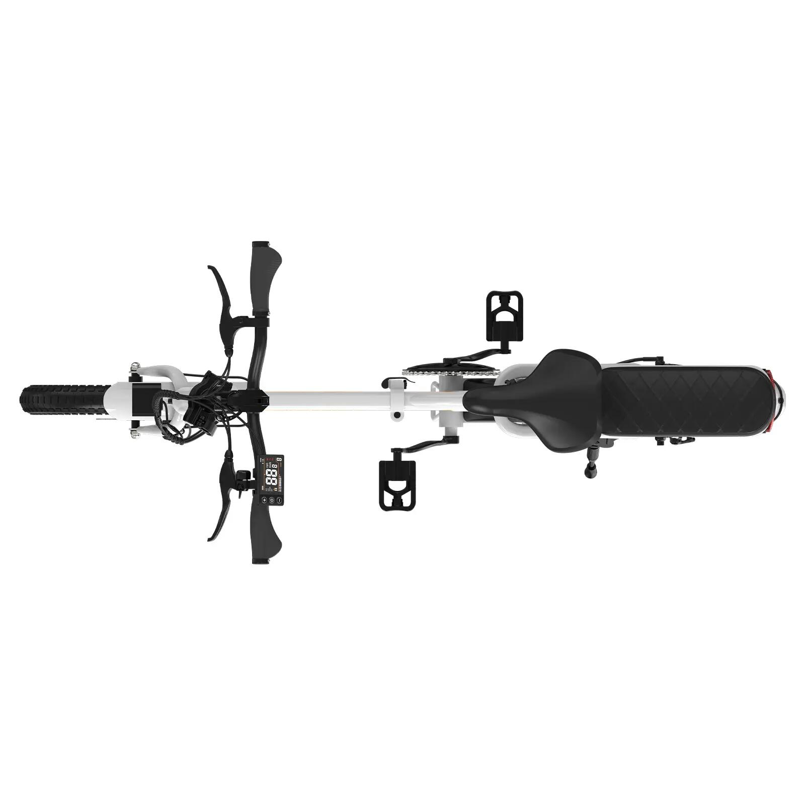 Vélo Électrique Pliable 250W Compact et Léger – EVERCROSS EK5 Blanc 13/16