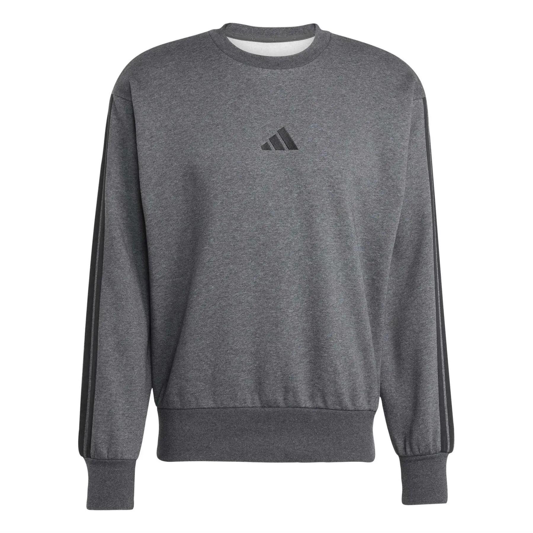 Adidas Mens 3 Stripes Sweatshirt