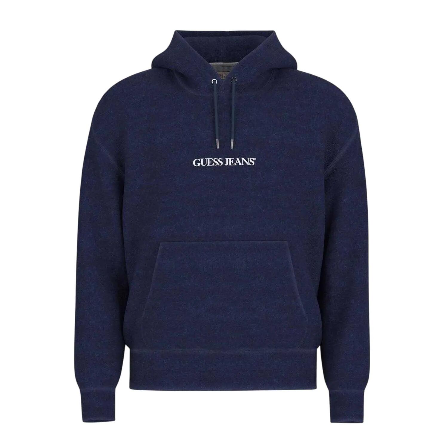 Guess Mens Logo Printed Hoodie