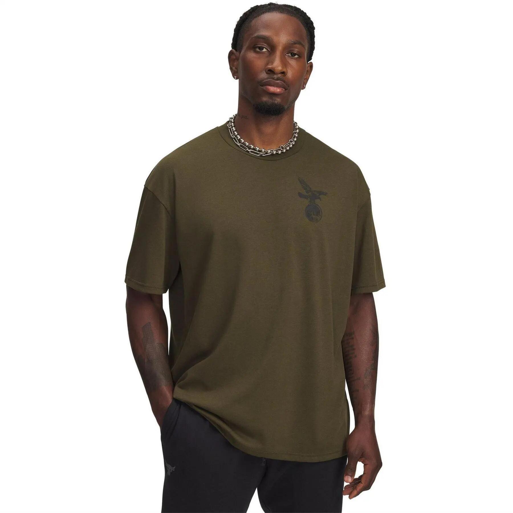 Under Armour Mens Project Rock Graphic Print T-Shirt
