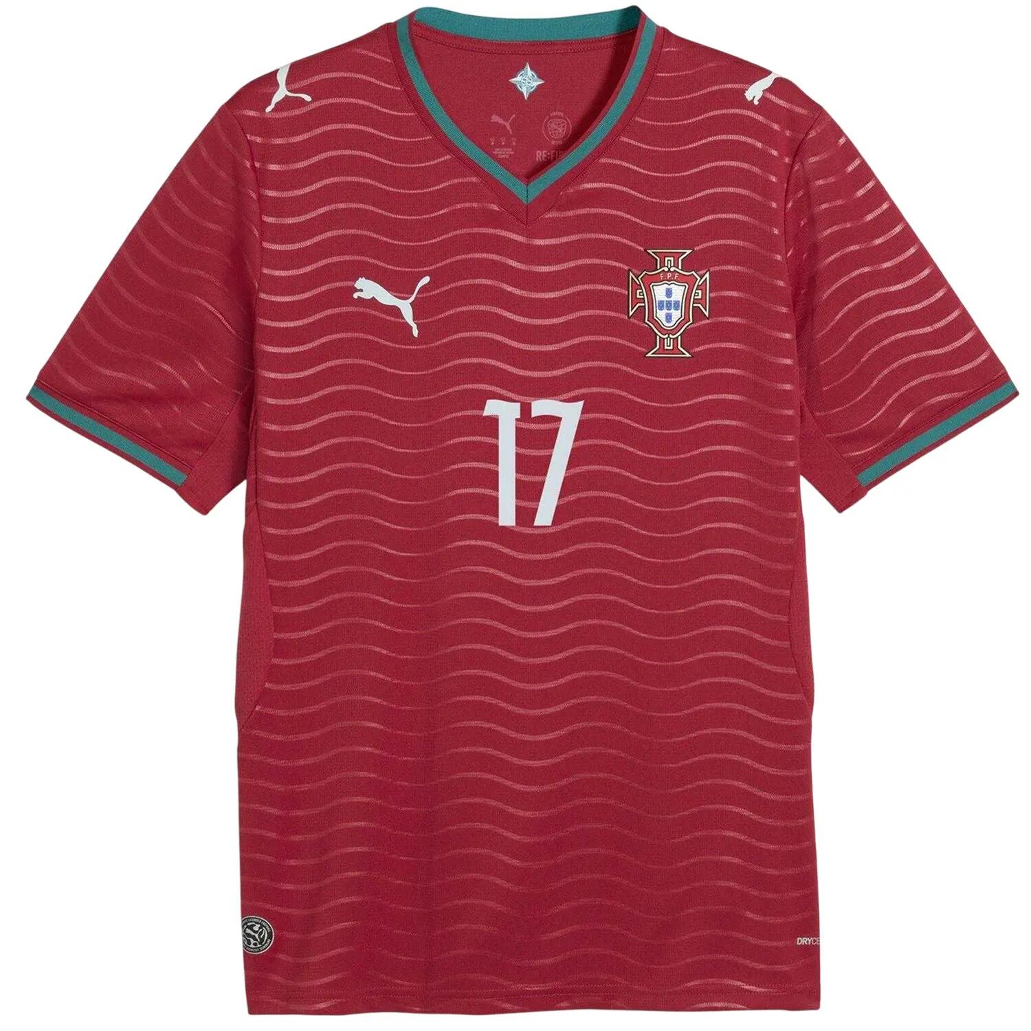 Puma Mens Rafael Leao 2026 Portugal Home Shirt