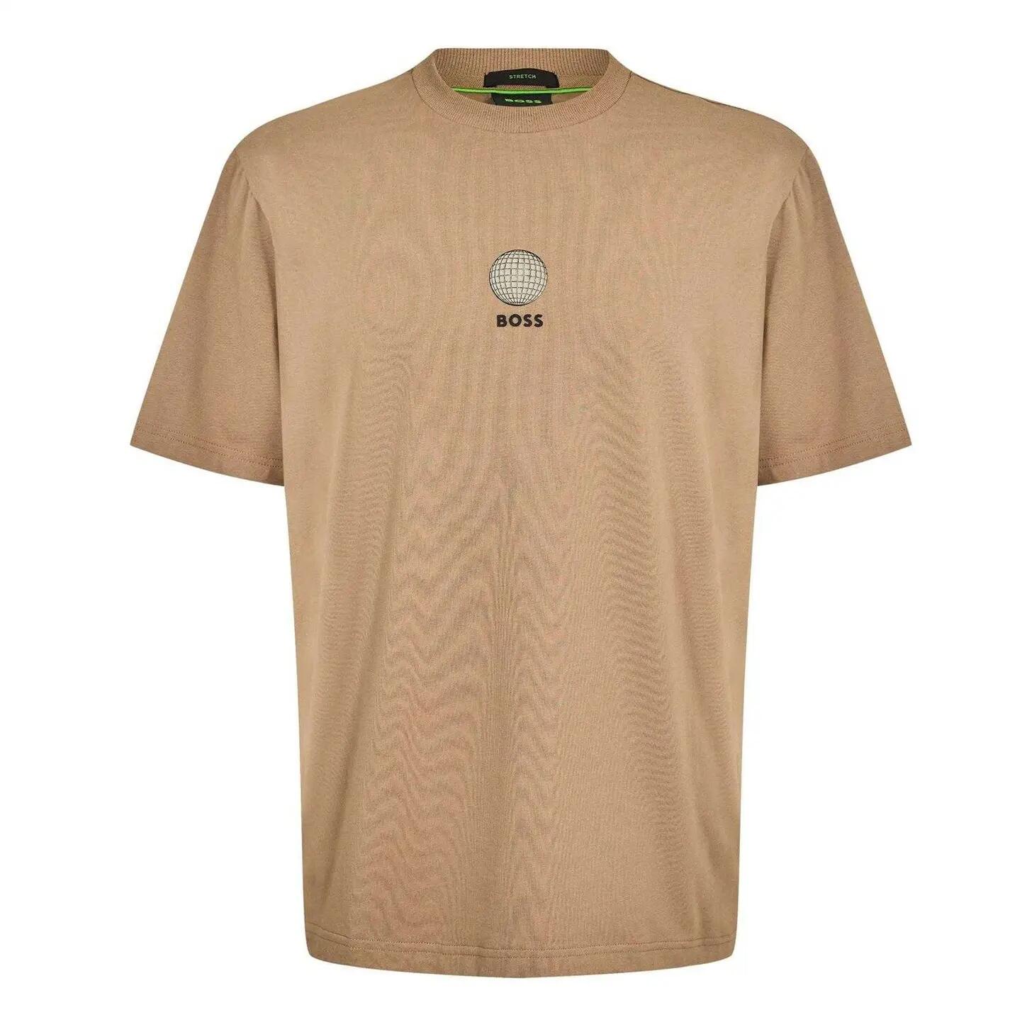 Boss Mens Globe Short-Sleeved T-Shirt