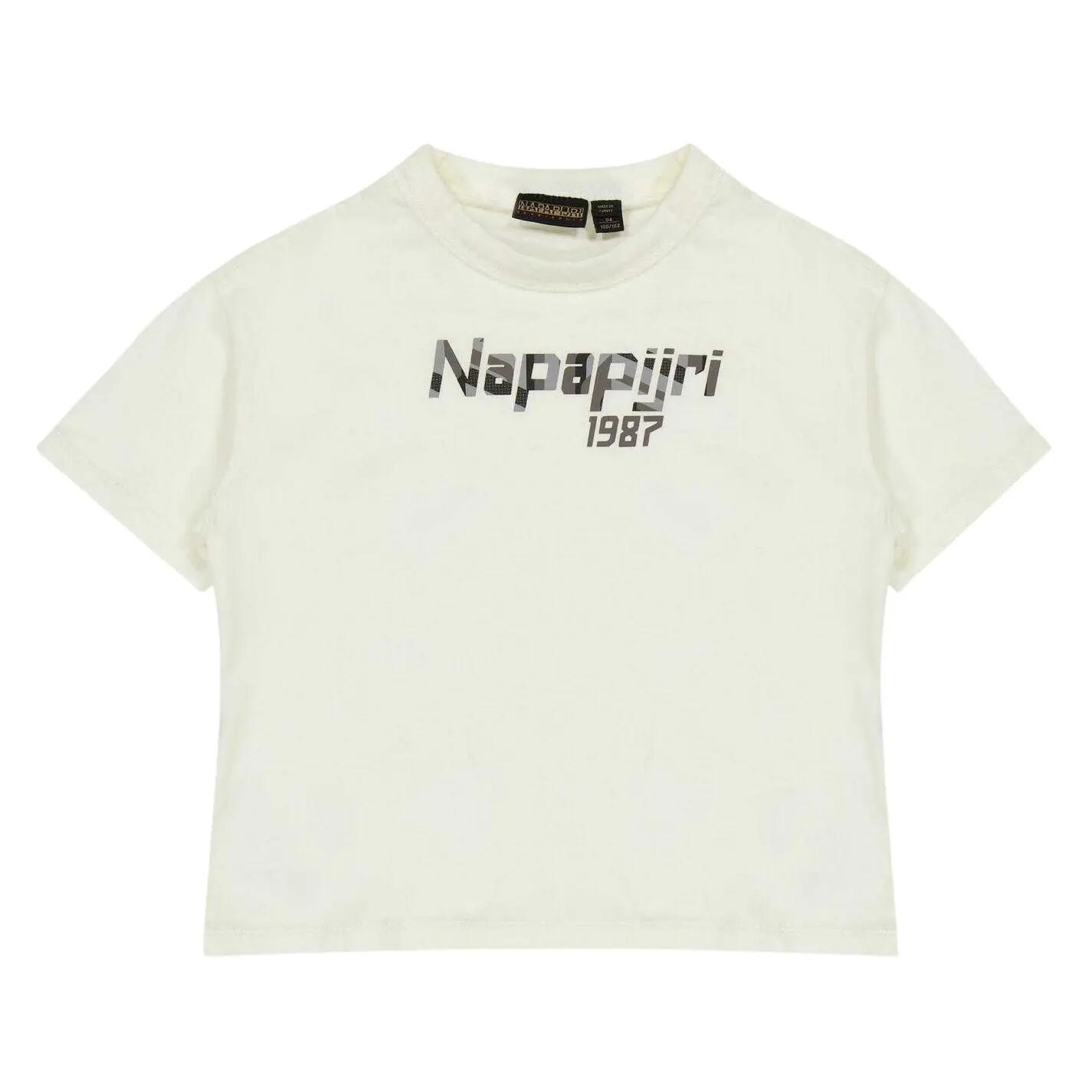Napapijri Childrens/Kids Graphic Print Regular Short-Sleeved T-Shirt