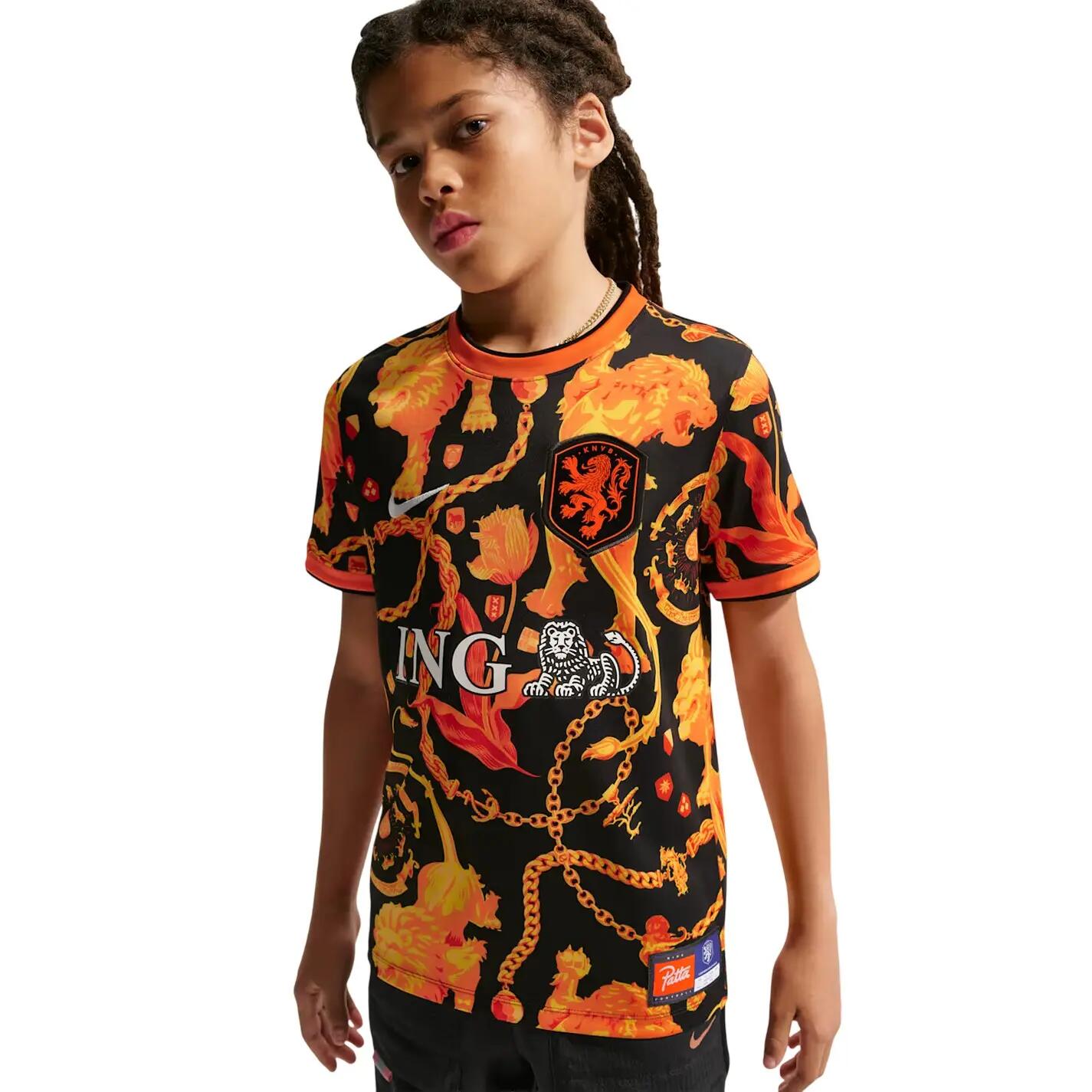 Nike Childrens/Kids Patta 2026/2027 Netherlands FC Football Shirt