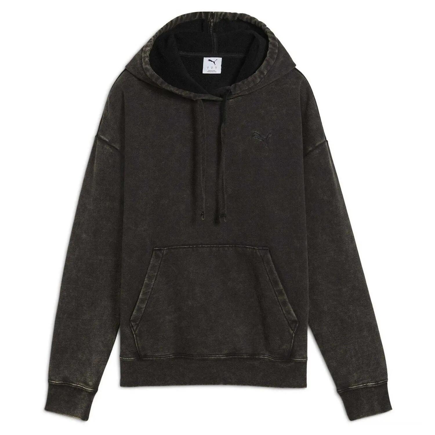 Puma Womens/Ladies Essentials Elevated Washed Overhead Hoodie