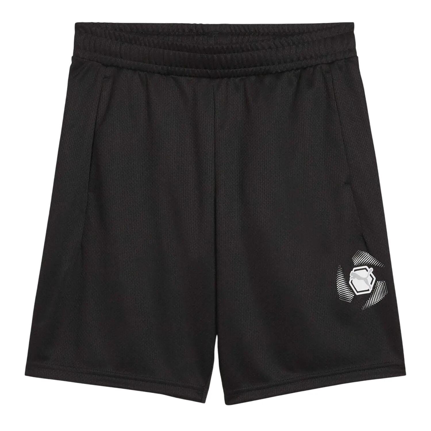 Puma Childrens/Kids Active Graphic Print Elasticated Waist Shorts