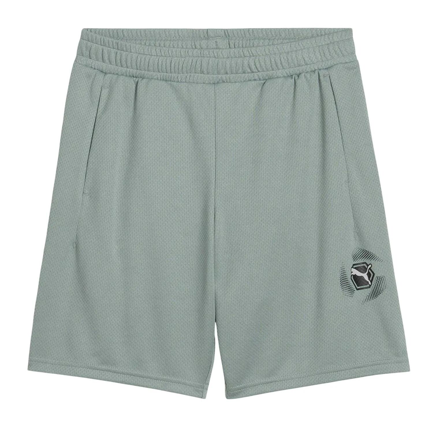 Puma Childrens/Kids Active Graphic Print Elasticated Waist Shorts