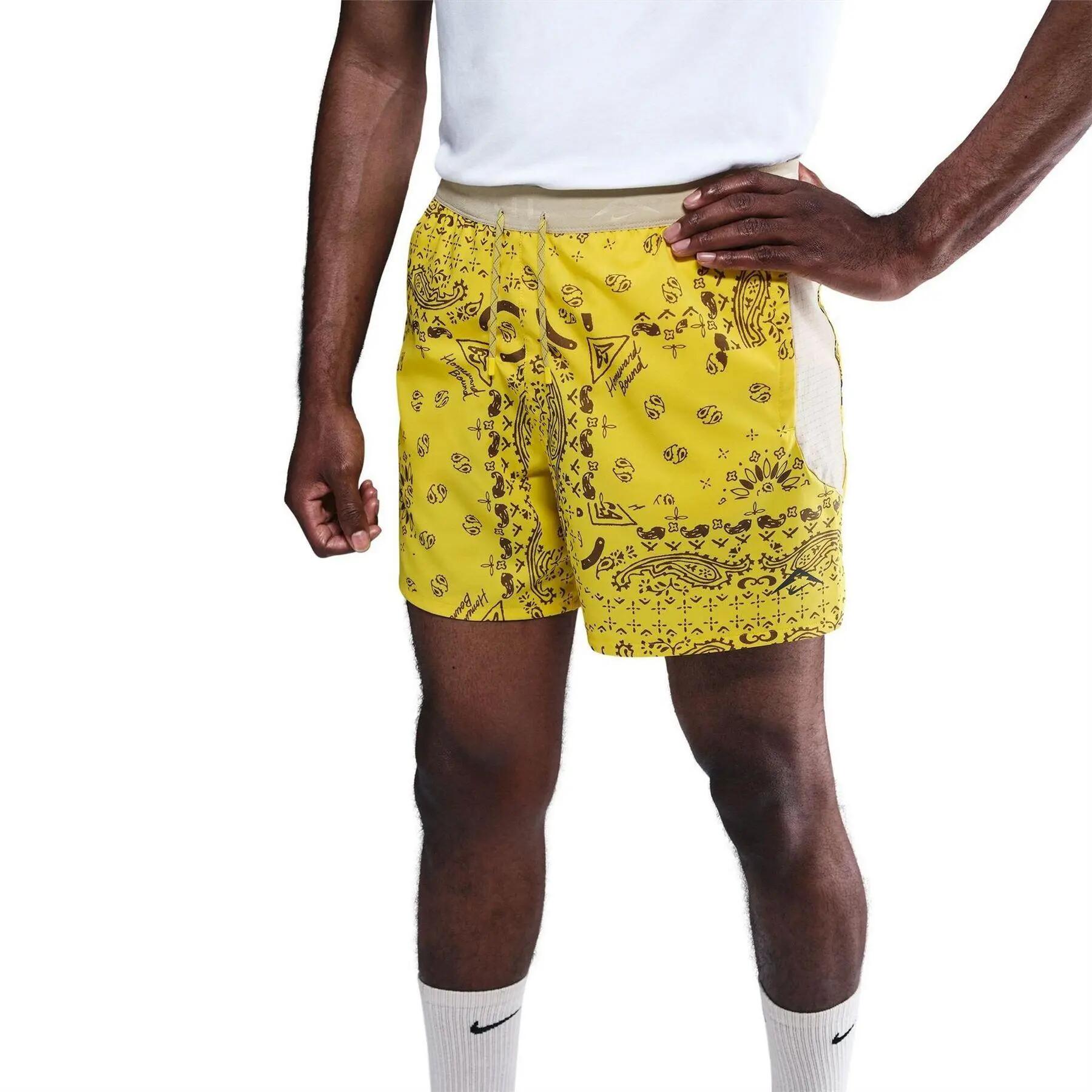 Nike Mens Trail All-Over Print Running Shorts