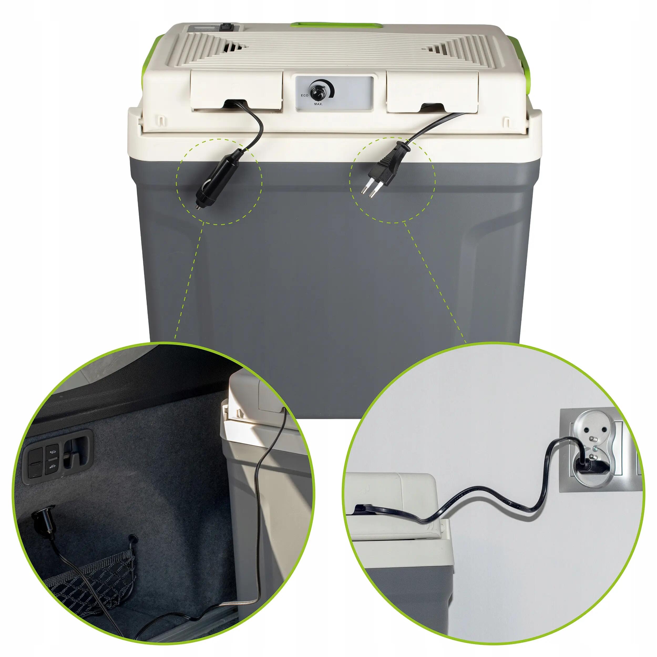 Camping-Kühlbox VAYOX VA-T27 12/230 V mit Heizfunktion, 27 L 9/16