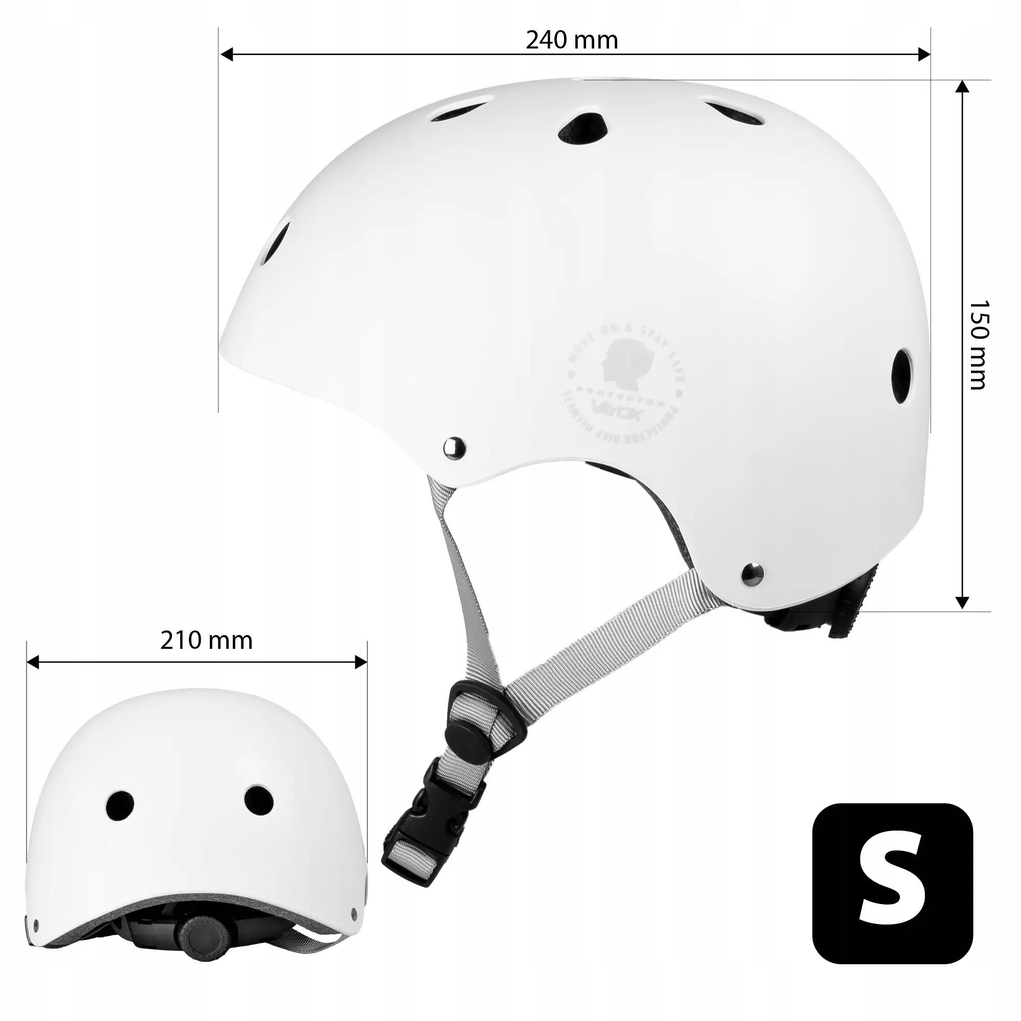 Vayox Protector VA0422 fietshelm voor kinderen voor skeelers, step 51-54cm 14/15