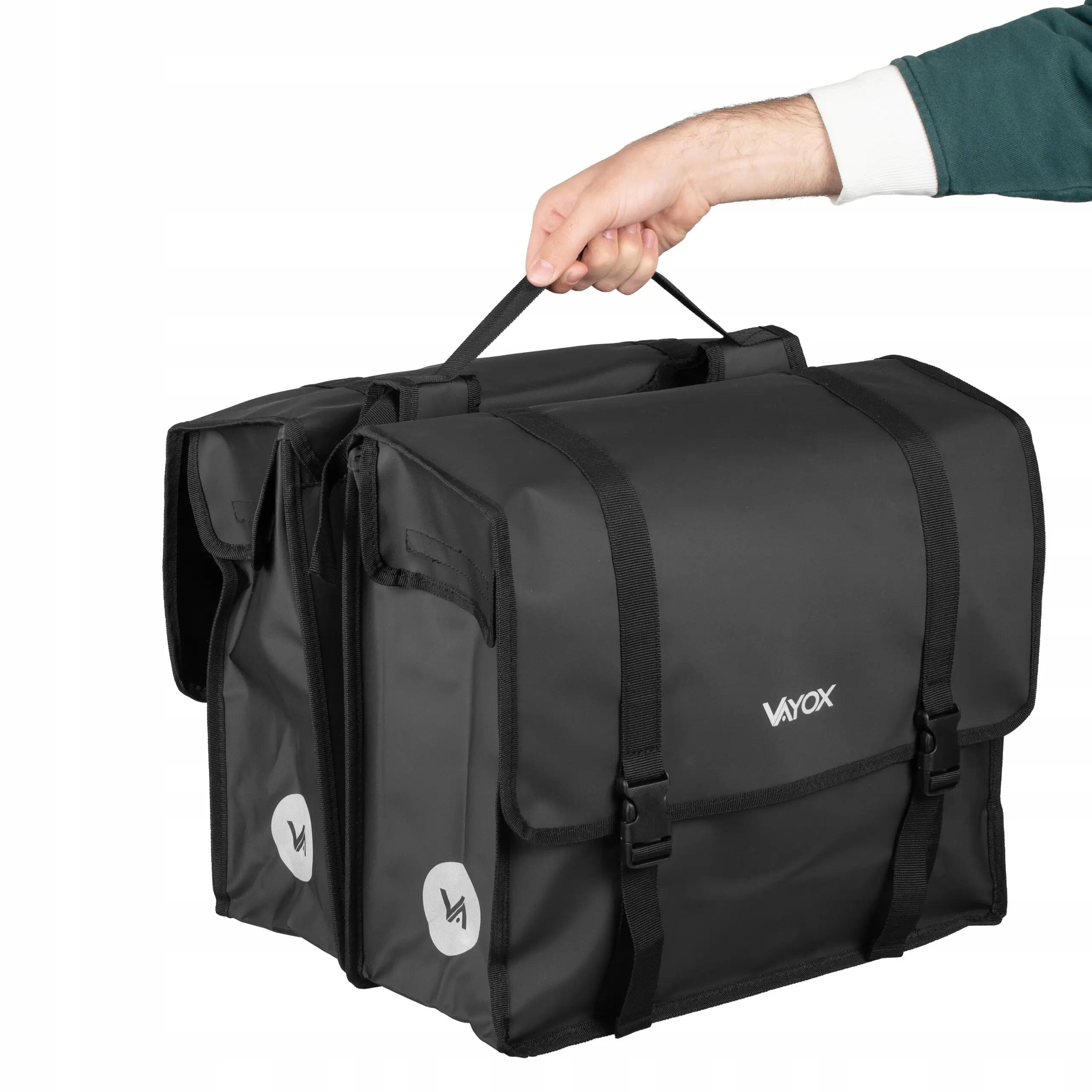 VAYOX VA0446 dubbele fietstas voor bagagedrager waterdicht 2x20L 11/16