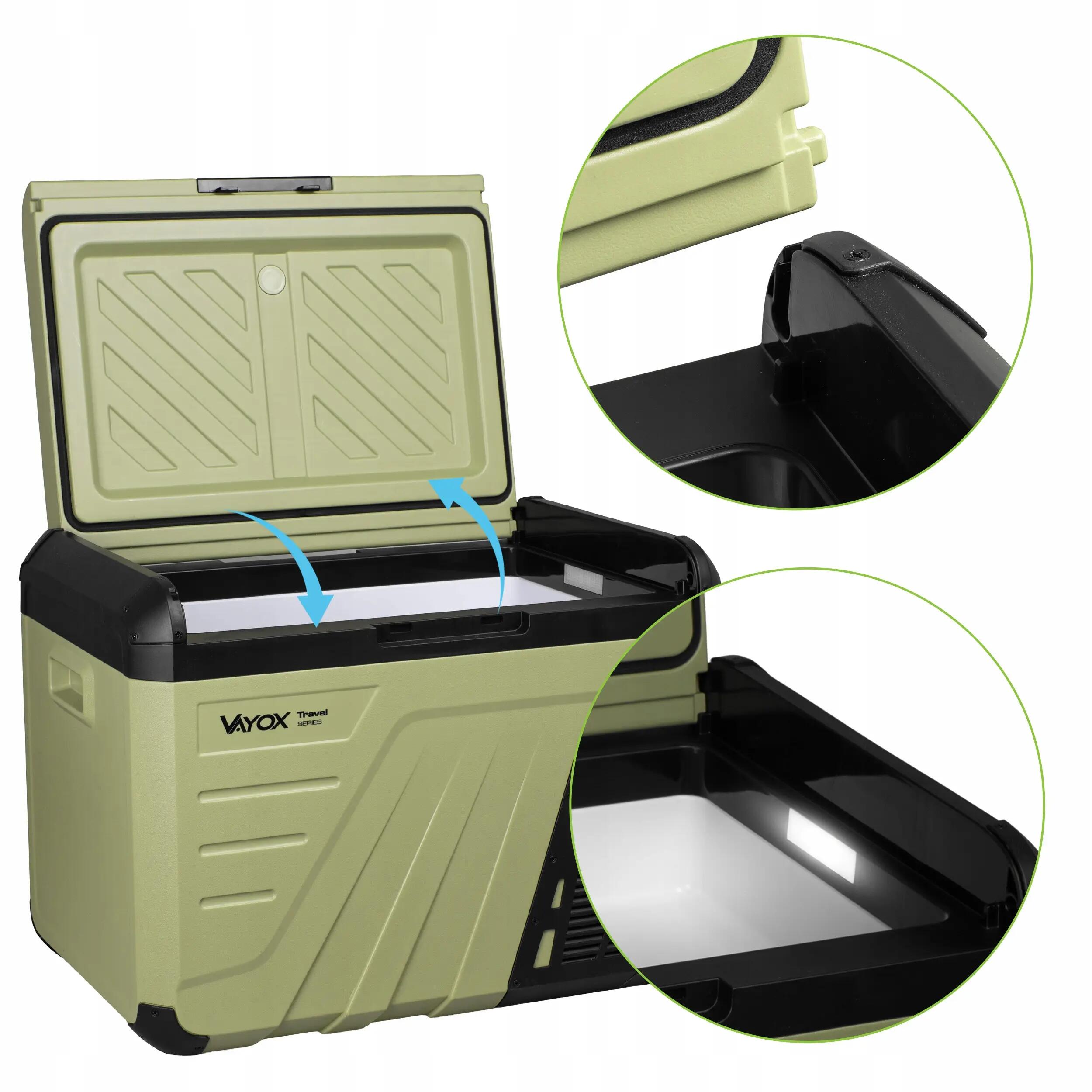 Frigorifero portatile a compressore Vayox VA-T37 12/24/230V 35L 9/16