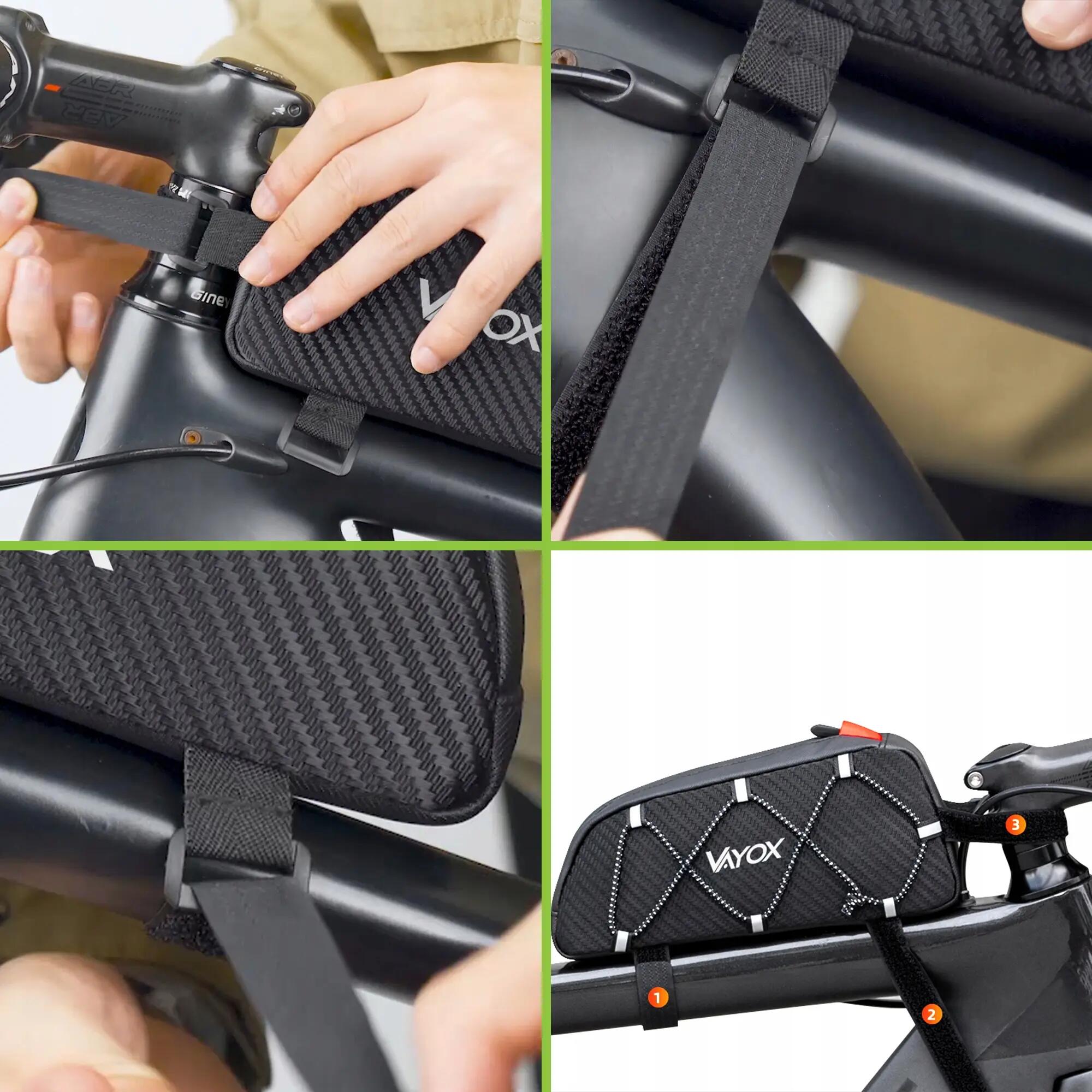 Sacoche de vélo pour cadre VAYOX VA0347, étanche 8/15