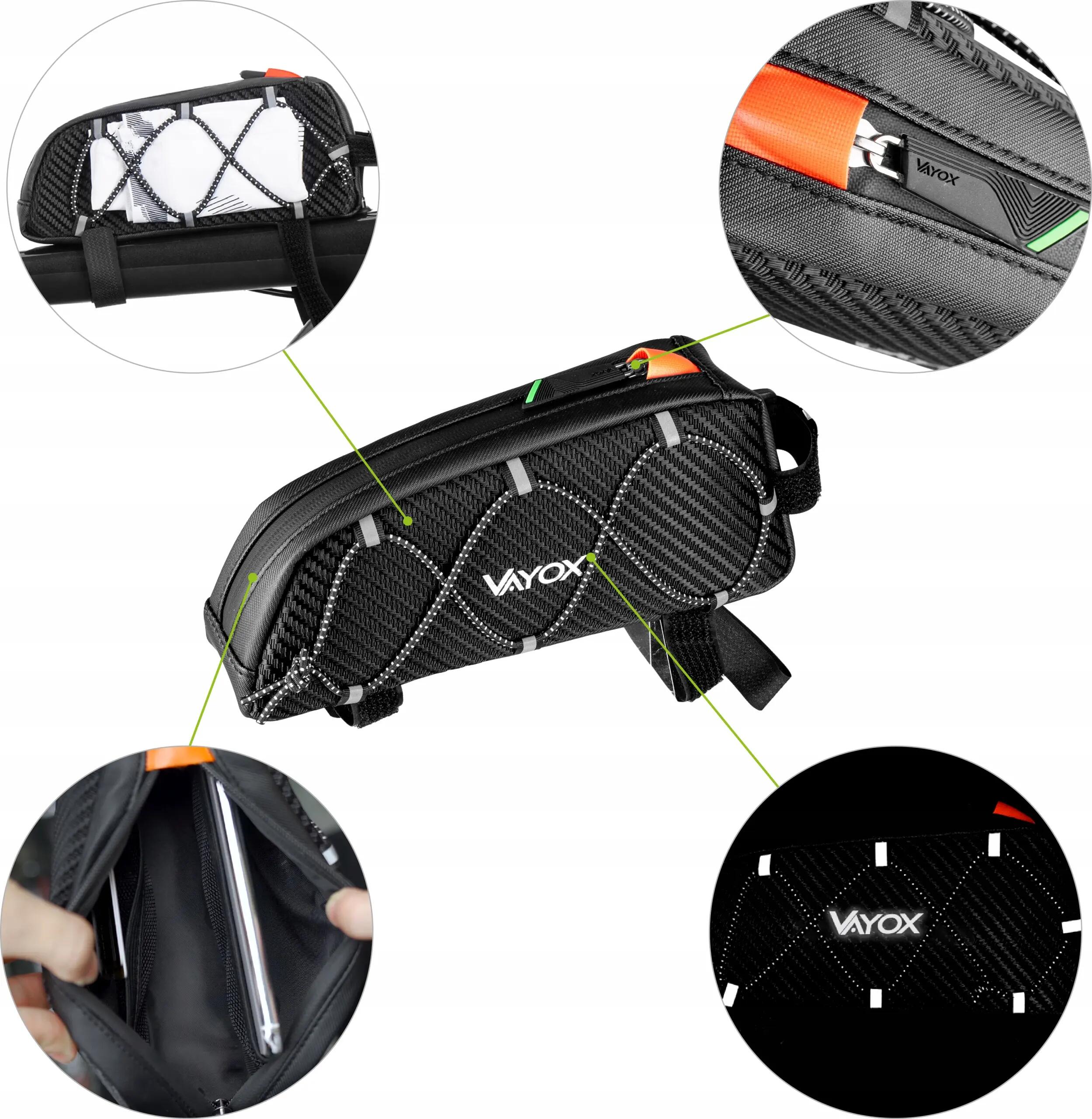 Sacoche de vélo pour cadre VAYOX VA0347, étanche 5/15