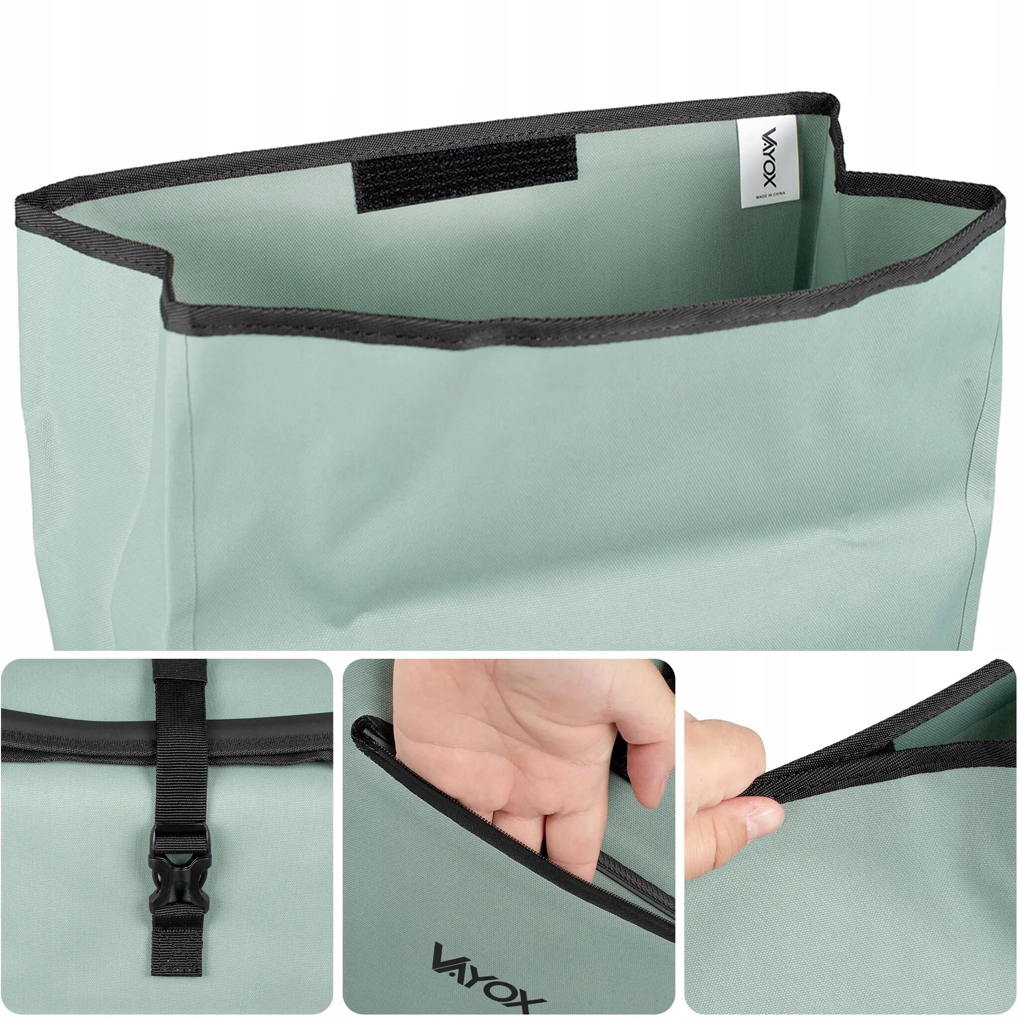 Set van 2x VAYOX VA0445 fietstas voor bagagedrager zijkant 25L 10/16