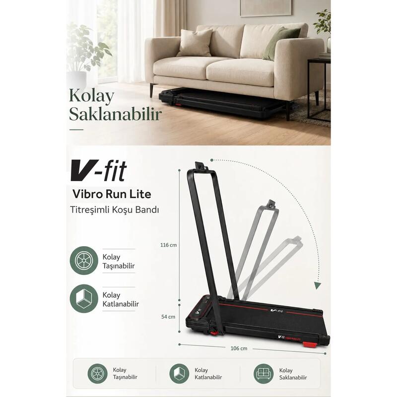 Voit V-Fit by Vibro Run Titreşimli Koşu Bandı / Loop Bant Seti Hediyeli