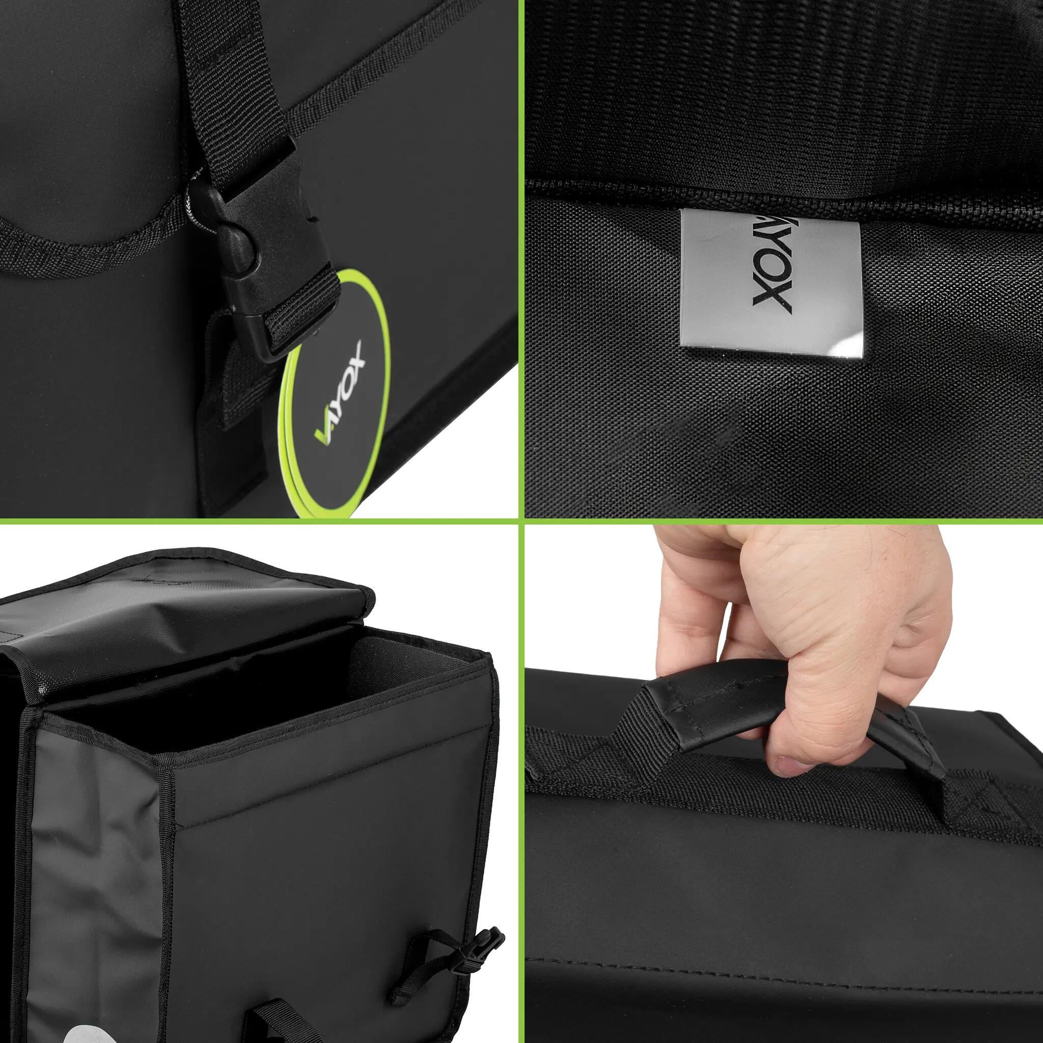 Sacoche de vélo pour porte-bagages VAYOX VA0447 double imperméable 29L 9/16